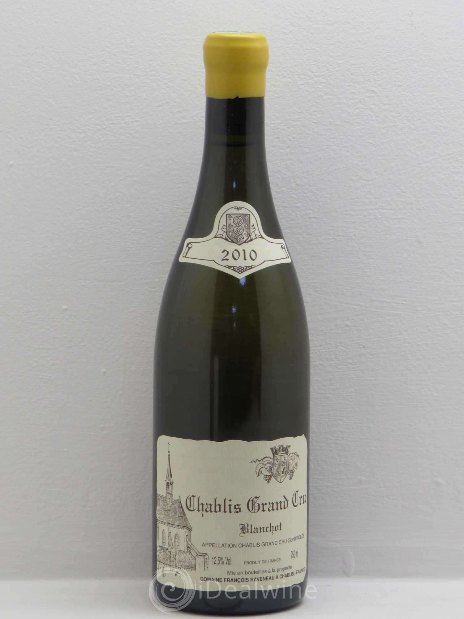 Chablis Grand Cru Blanchot Raveneau (Domaine) 2010 - Lot de 1 bouteille - 0