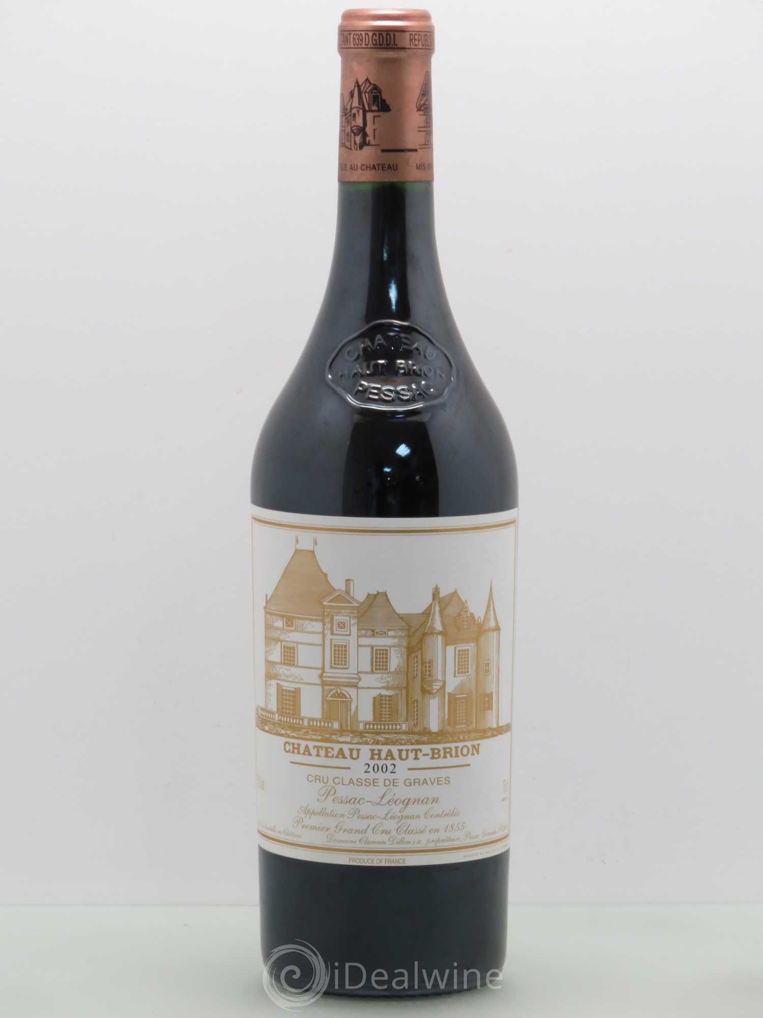 Château Haut Brion 1er Grand Cru Classé 2002 - Lot de 1 bouteille - 0
