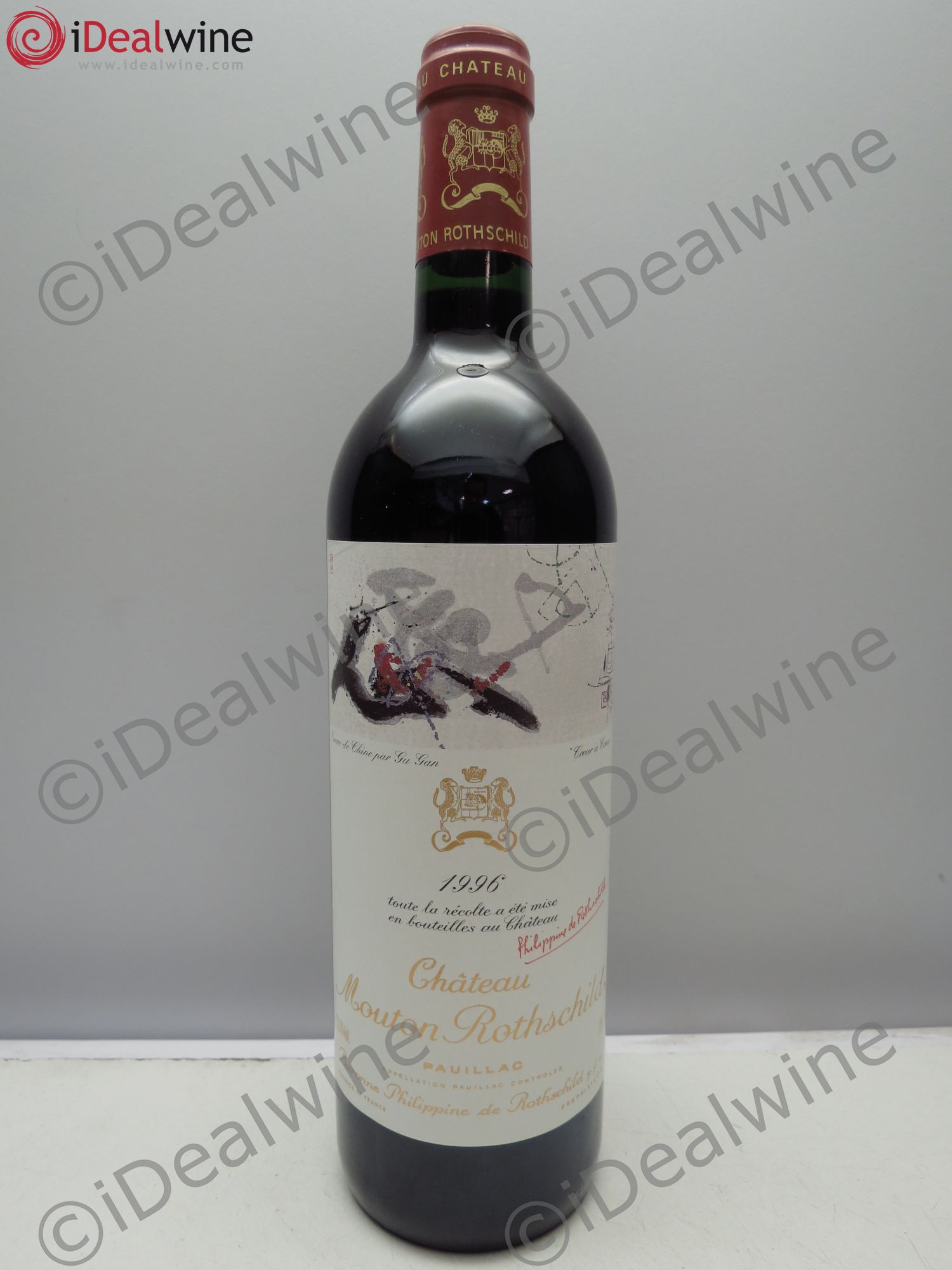 Château Mouton Rothschild 1er Grand Cru Classé 1996 - Lot de 1 bouteille - 0