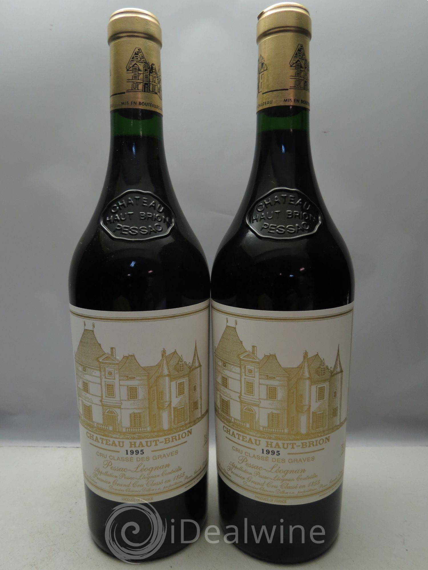 Château Haut Brion 1er Grand Cru Classé 1995 - Lot de 6 bouteilles - 2
