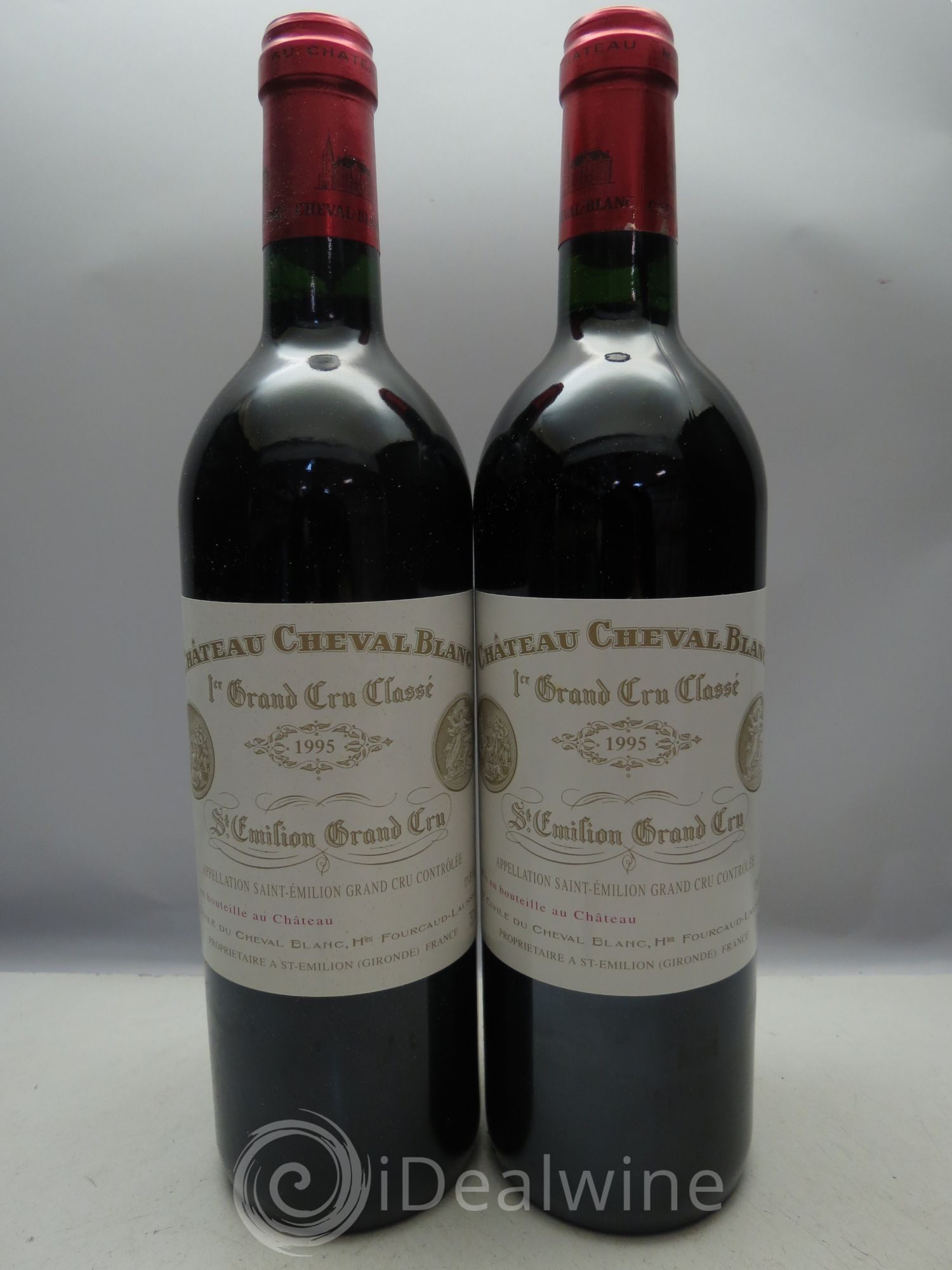 Château Cheval Blanc 1er Grand Cru Classé A 1995 - Lot de 12 bouteilles - 1