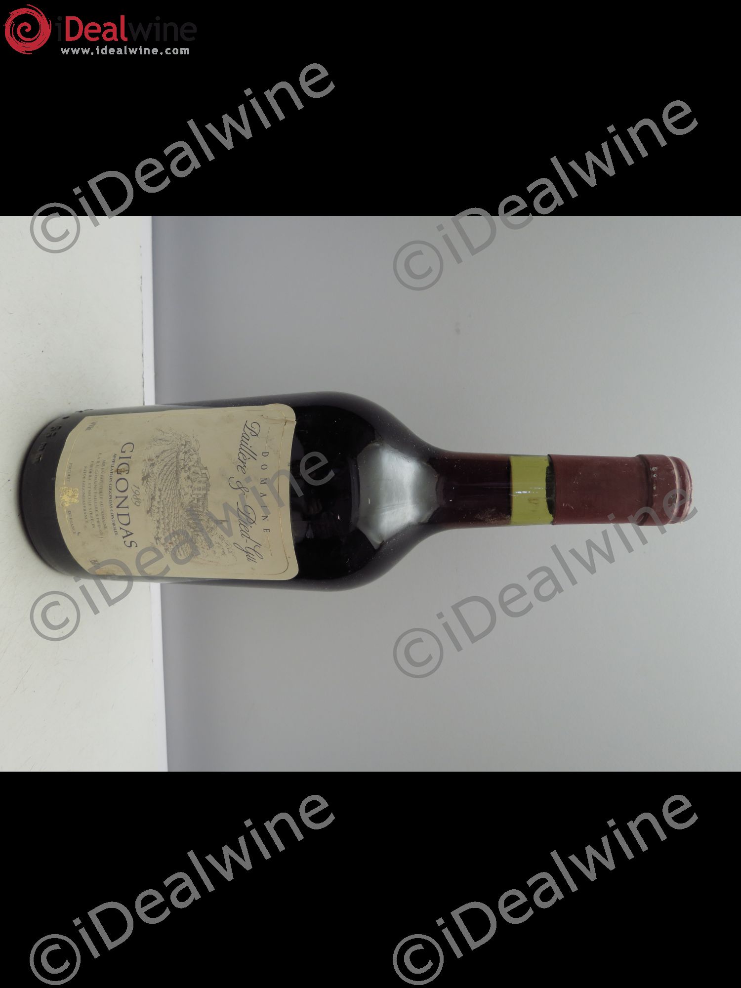 Gigondas Domaine Paillère & Pied-Gu 1989 - Posten von 1 Flasche - 0