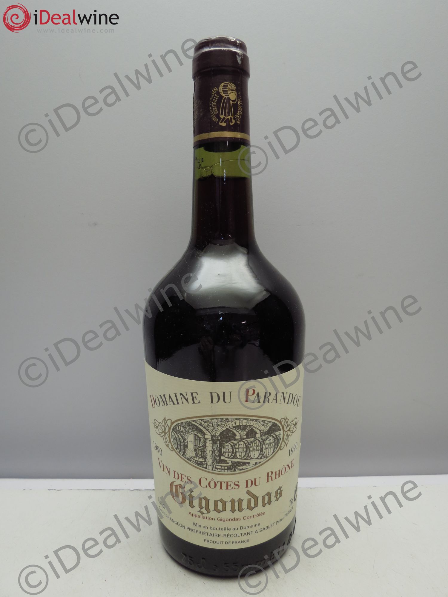 Gigondas Domaine du Parandou 1990 - Posten von 1 Flasche - 0