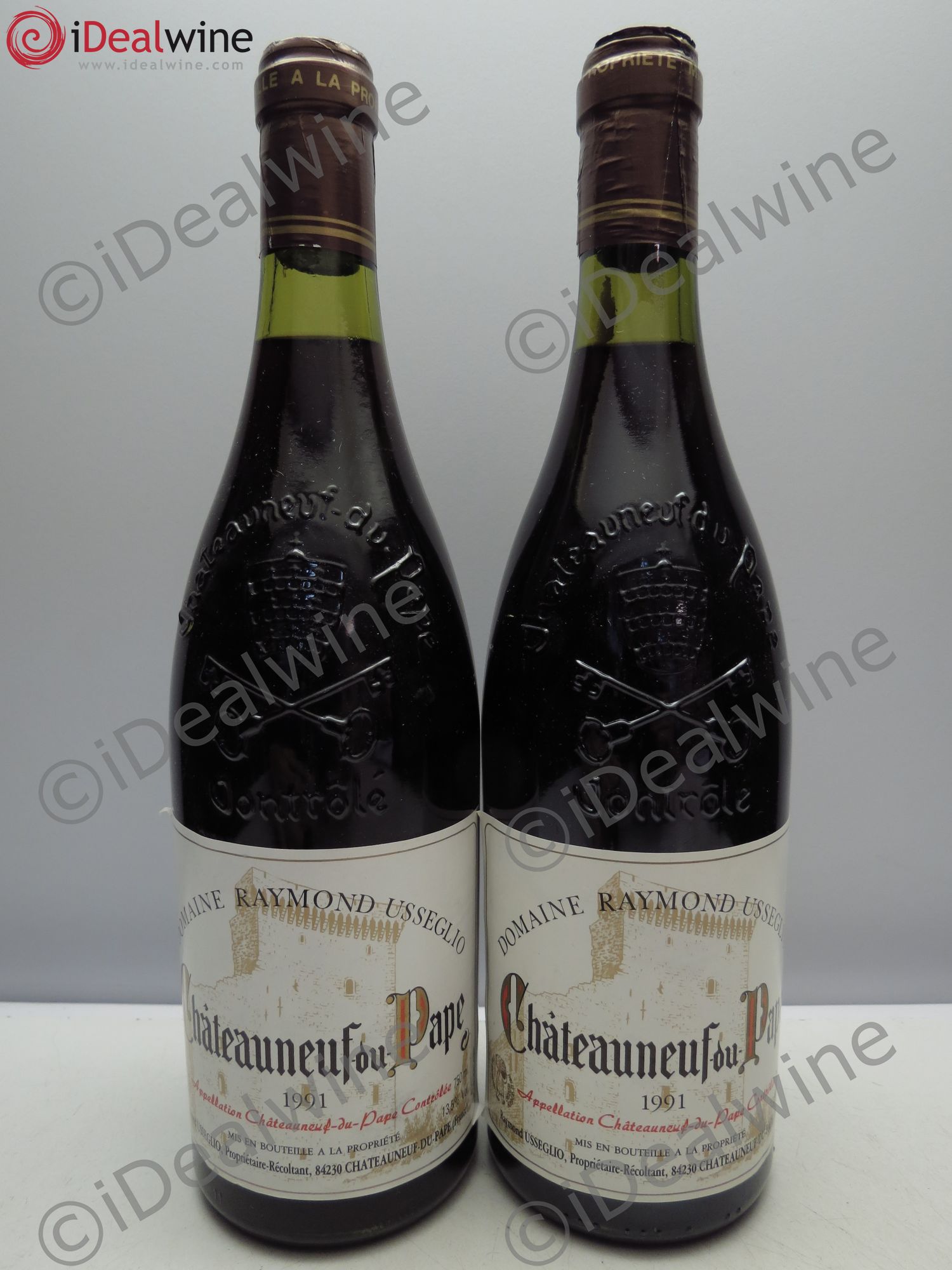 Châteauneuf-du-Pape 1991 - Lot de 2 bouteilles - 0