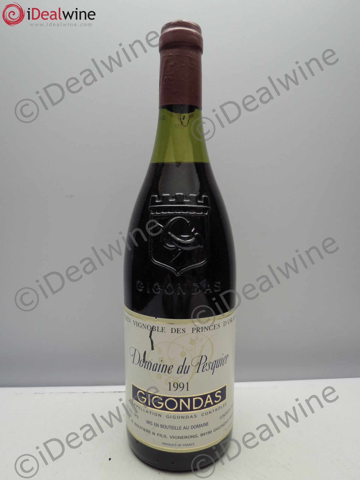 Gigondas 1991 - Lot de 1 bouteille - 0