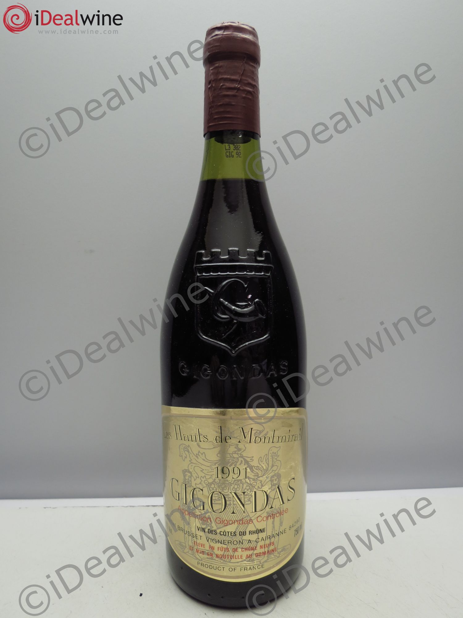 Gigondas 1991 - Posten von 1 Flasche - 0
