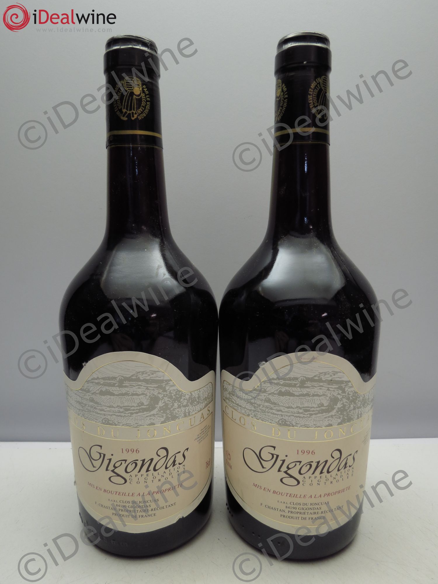 Gigondas Clos de Joncuas (sans prix de réserve) 1996 - Posten von 2 Flaschen - 0