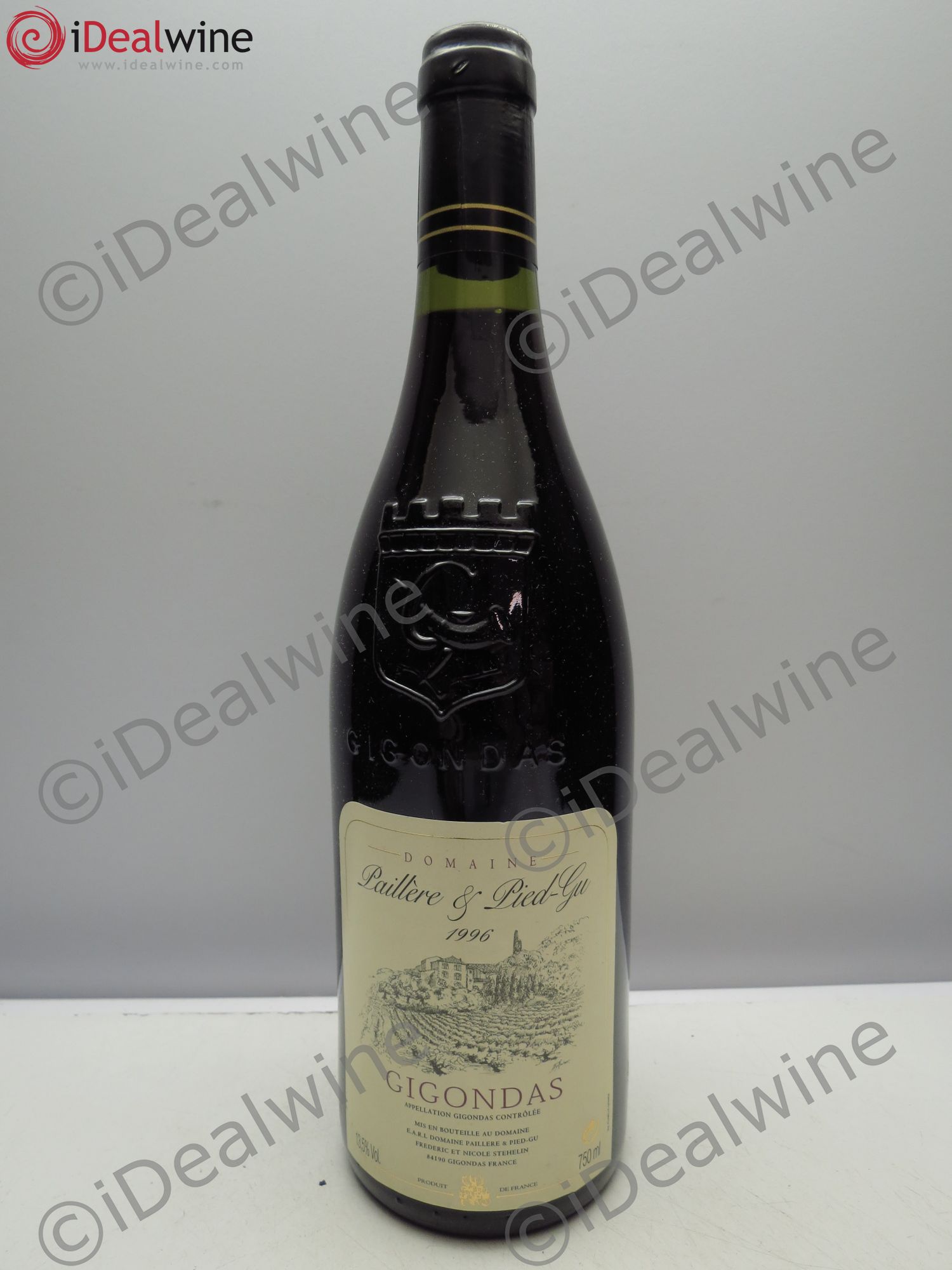 Gigondas Domaine Paillère & Pied Gu 1996 - Posten von 1 Flasche - 0