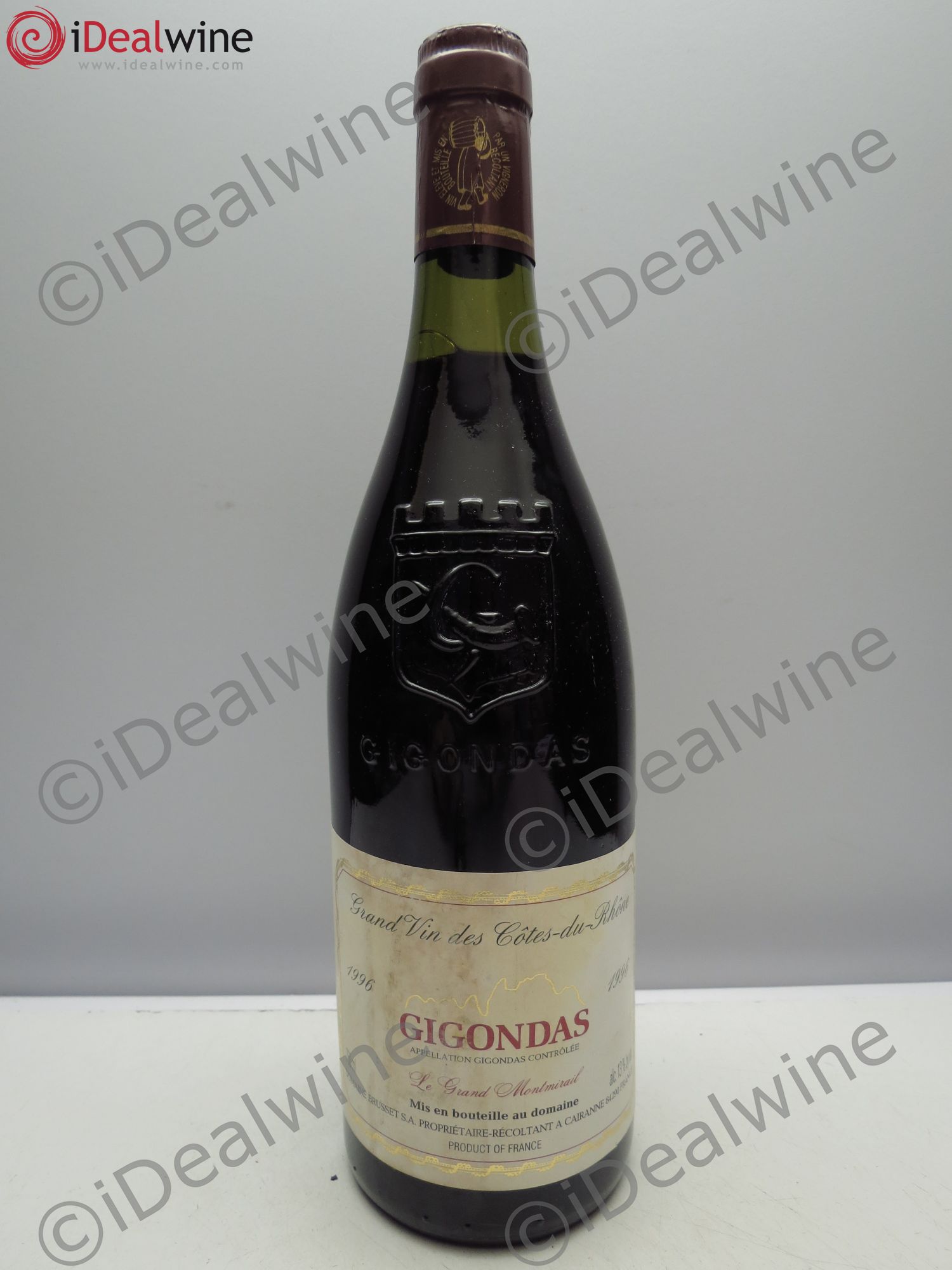 Gigondas 1996 - Lot de 1 bouteille - 0