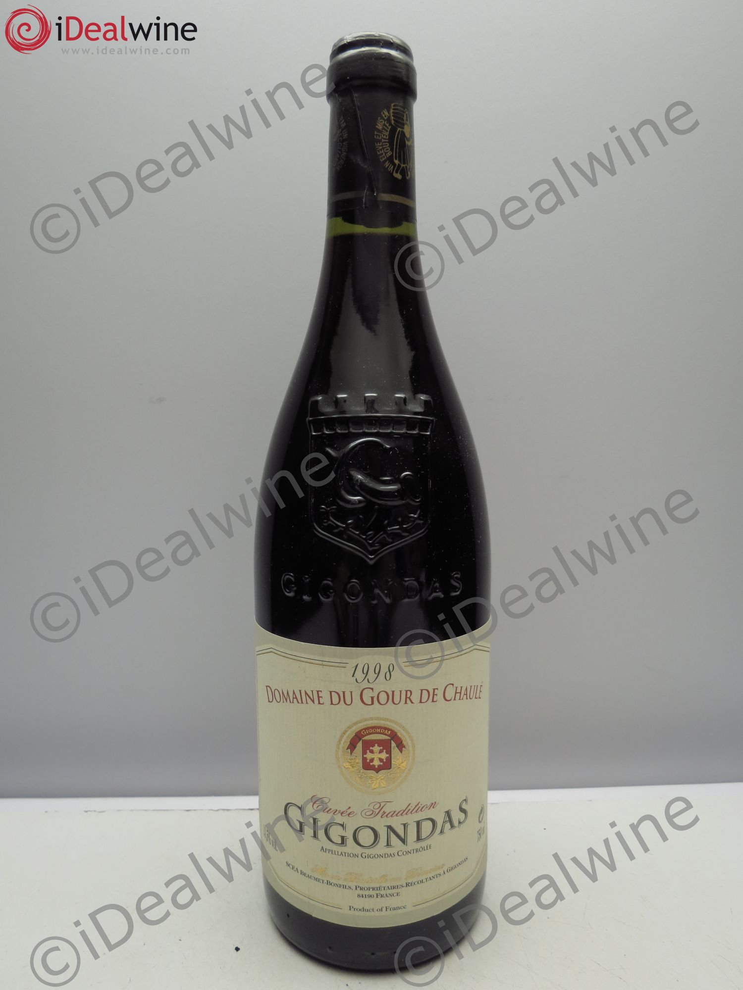 Gigondas Domaine du Gour de Chaule Cuvée Tradition 1998 - Posten von 1 Flasche - 0