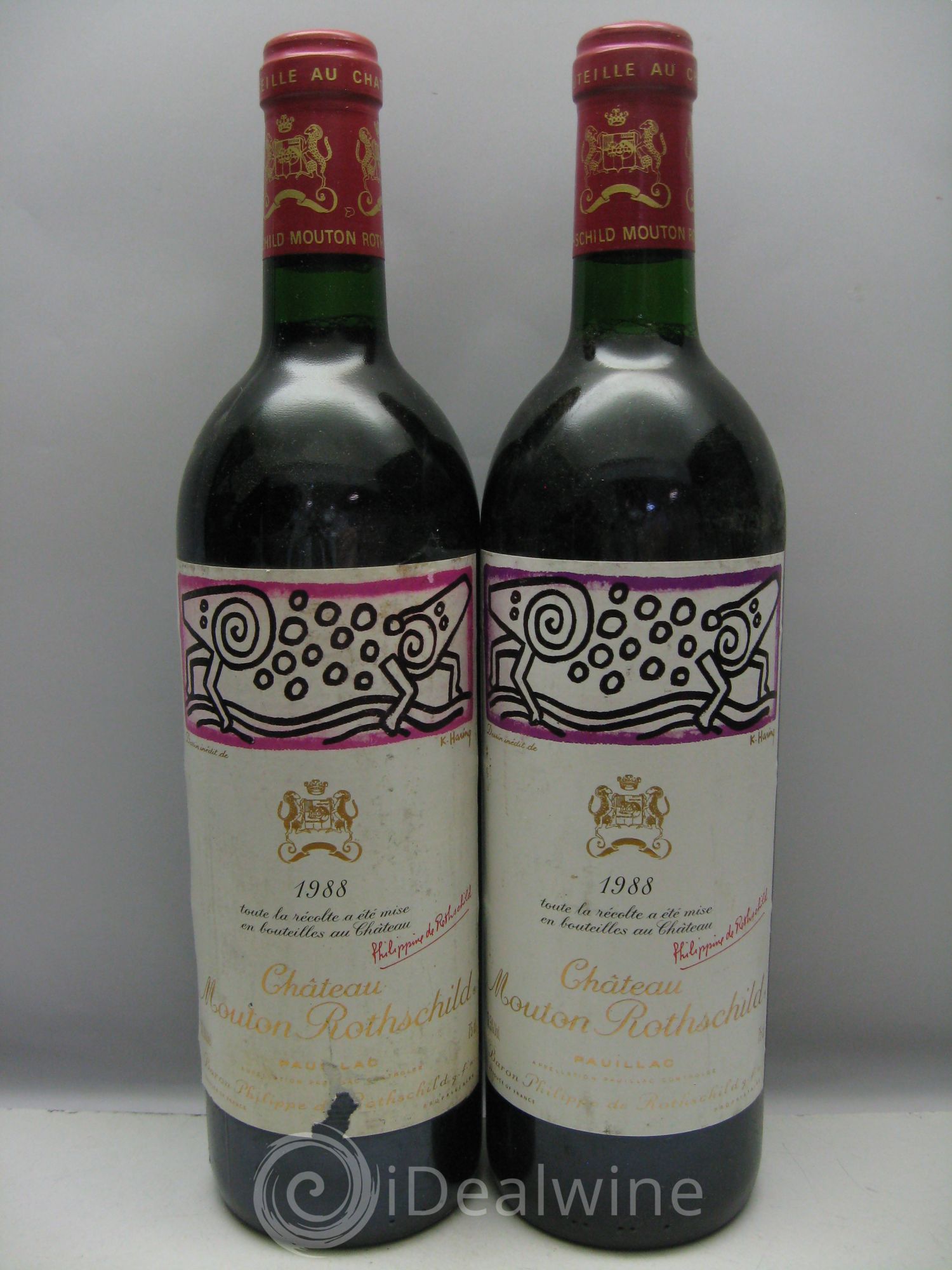 Château Mouton Rothschild 1er Grand Cru Classé 1988 - Lot de 6 bouteilles - 2