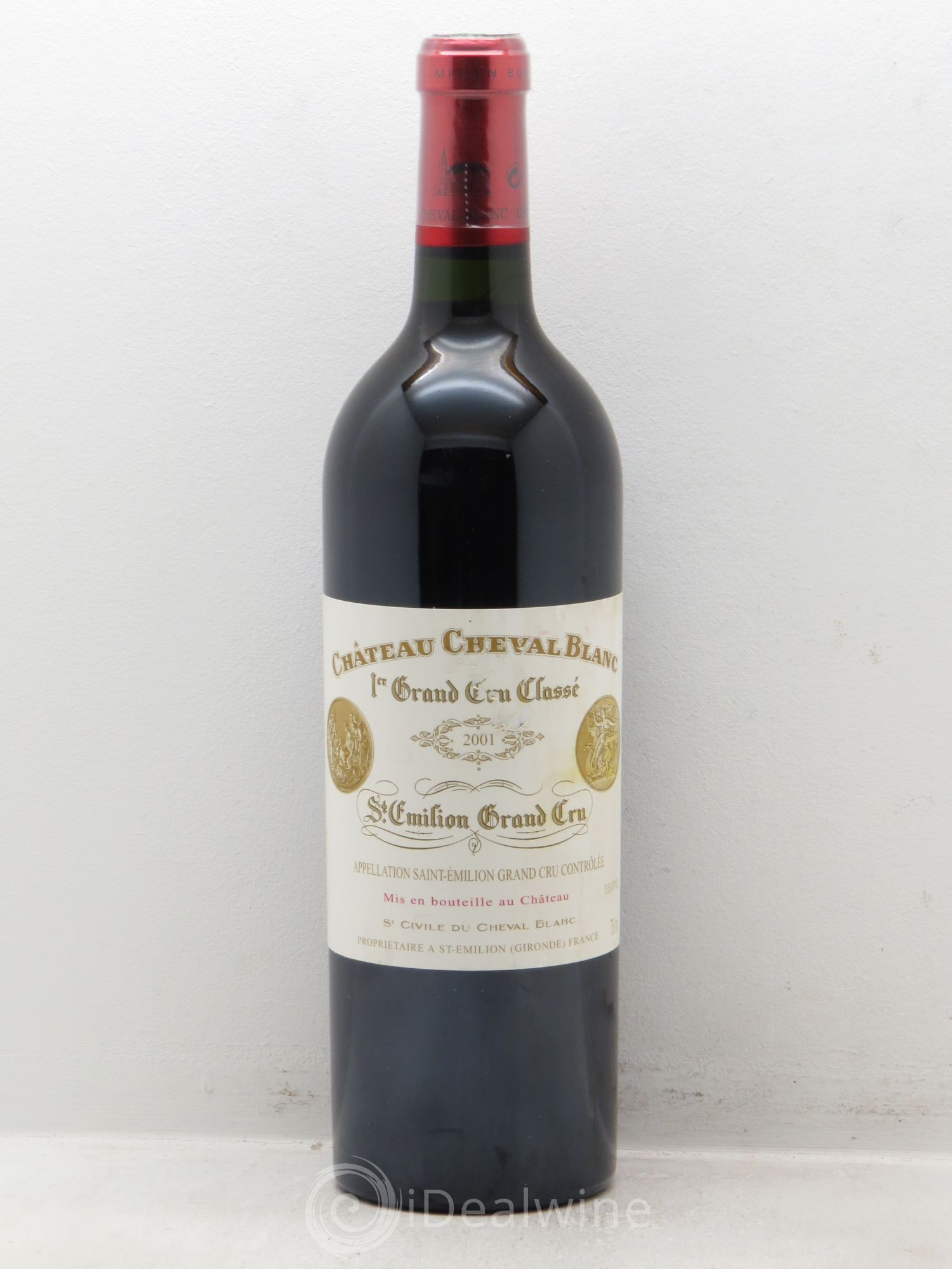 Château Cheval Blanc 1er Grand Cru Classé A 2001 - Lot de 1 bouteille - 0