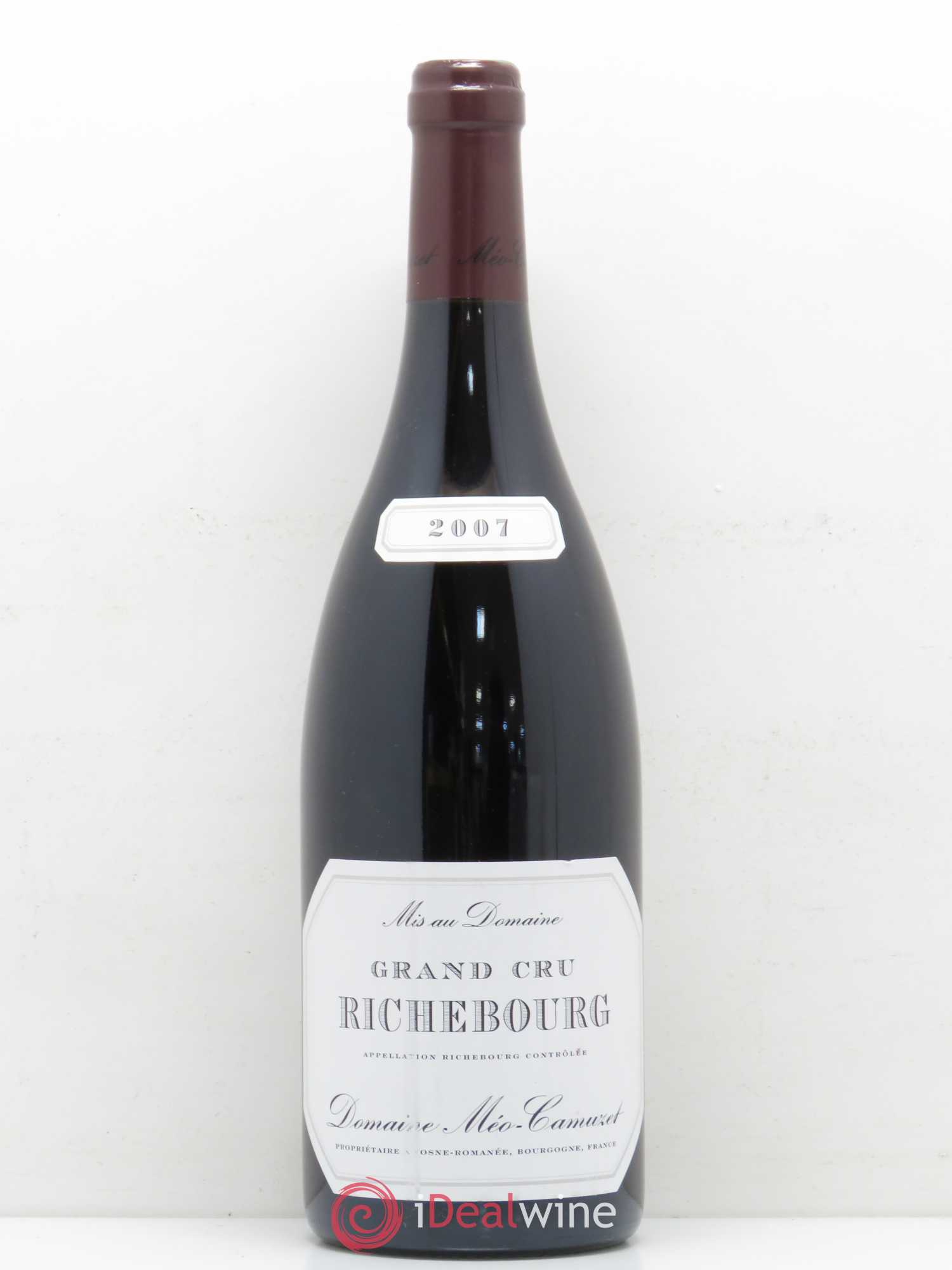 Richebourg Grand Cru Méo-Camuzet (Domaine) 2007 - Lot de 1 bouteille - 0