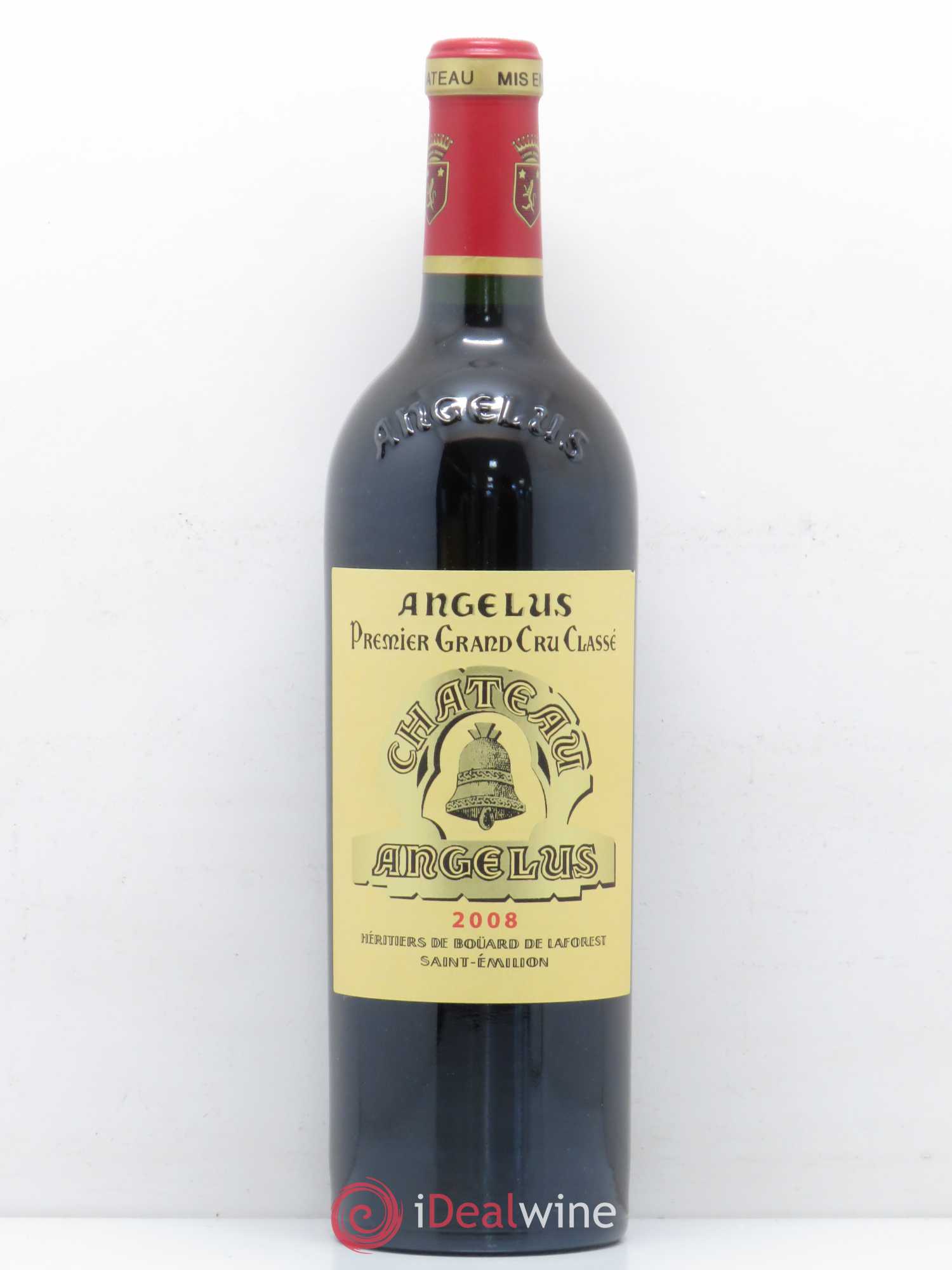 Château Angélus 1er Grand Cru Classé A 2008 - Lot de 1 bouteille - 0