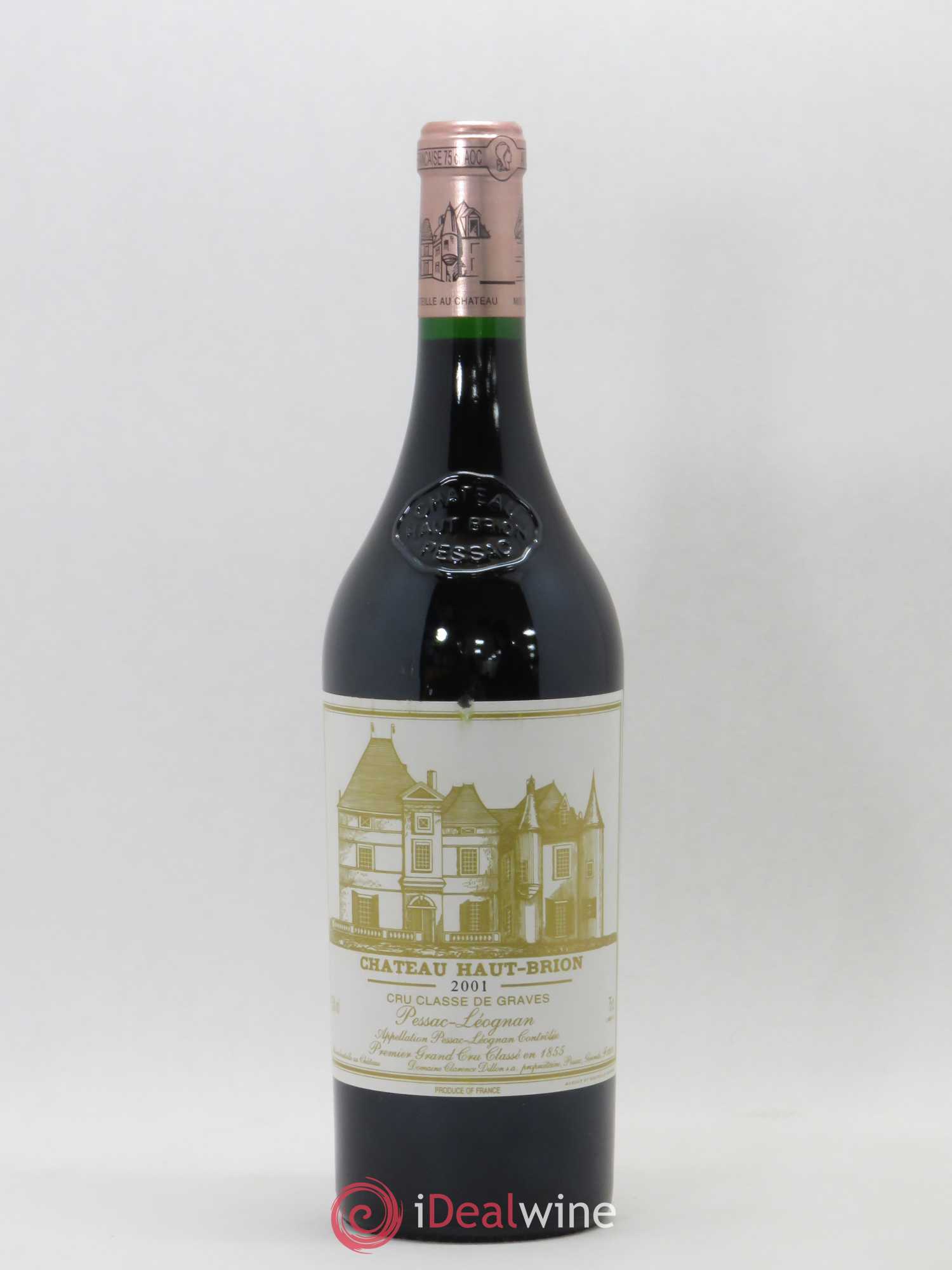 Château Haut Brion 1er Grand Cru Classé 2001 - Lot de 1 bouteille - 0