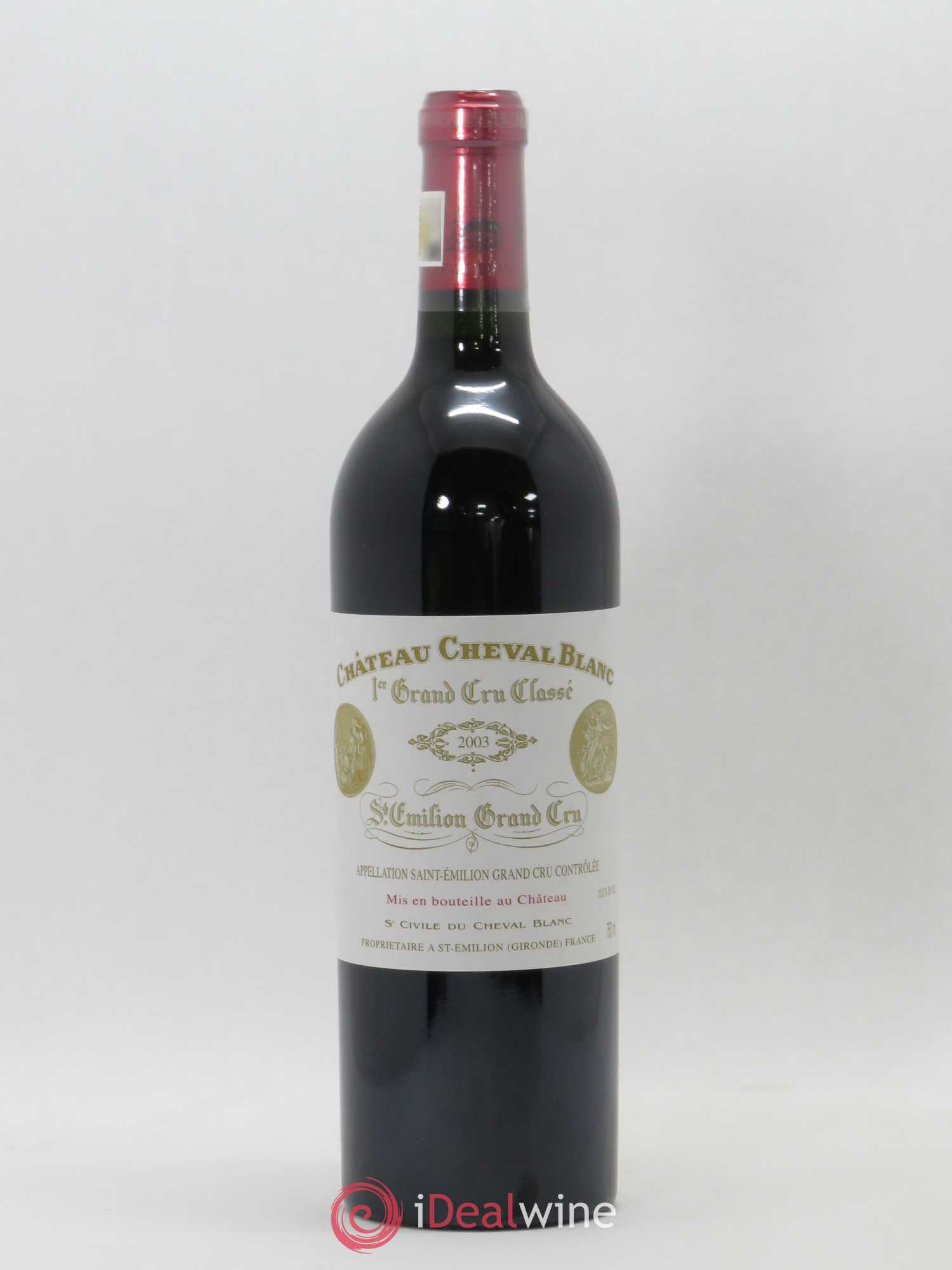 Château Cheval Blanc 1er Grand Cru Classé A 2003 - Lot de 1 bouteille - 0