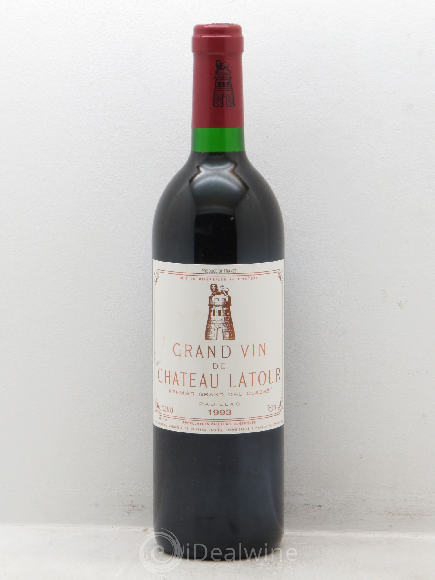 Château Latour 1er Grand Cru Classé 1993 - Lot de 1 bouteille - 0