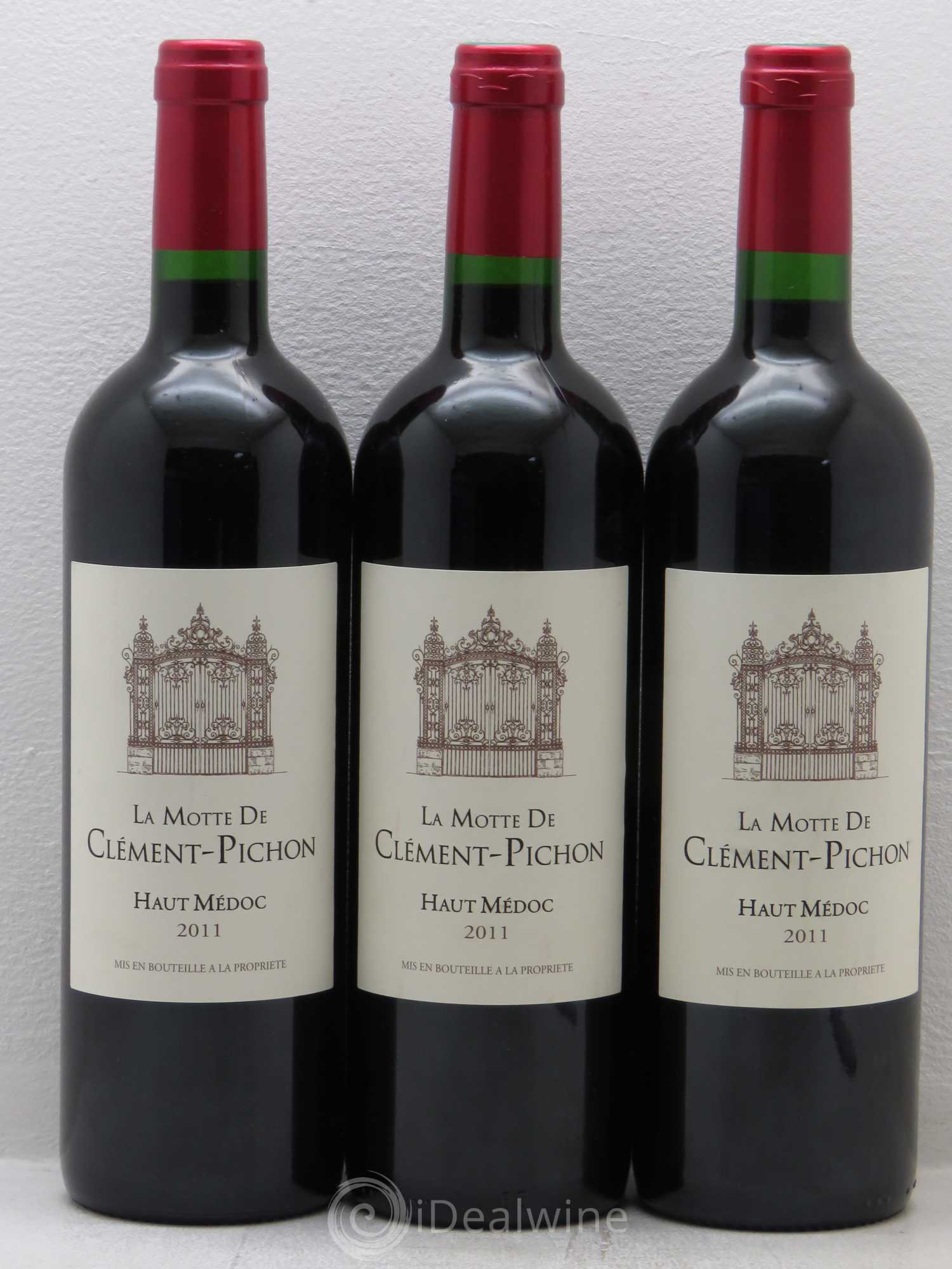 Bordeaux La motte de Clément Pichon 2011 - Posten von 3 Flaschen - 0