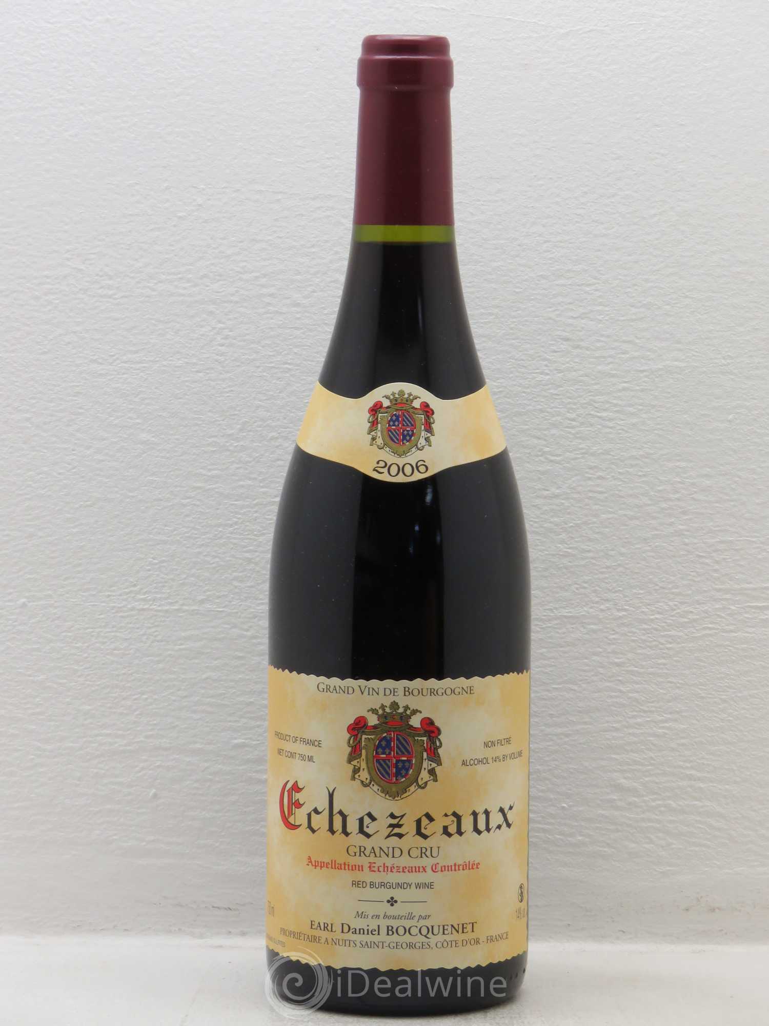Echezeaux Grand Cru D. Bocquenet 2006 - Posten von 1 Flasche - 0