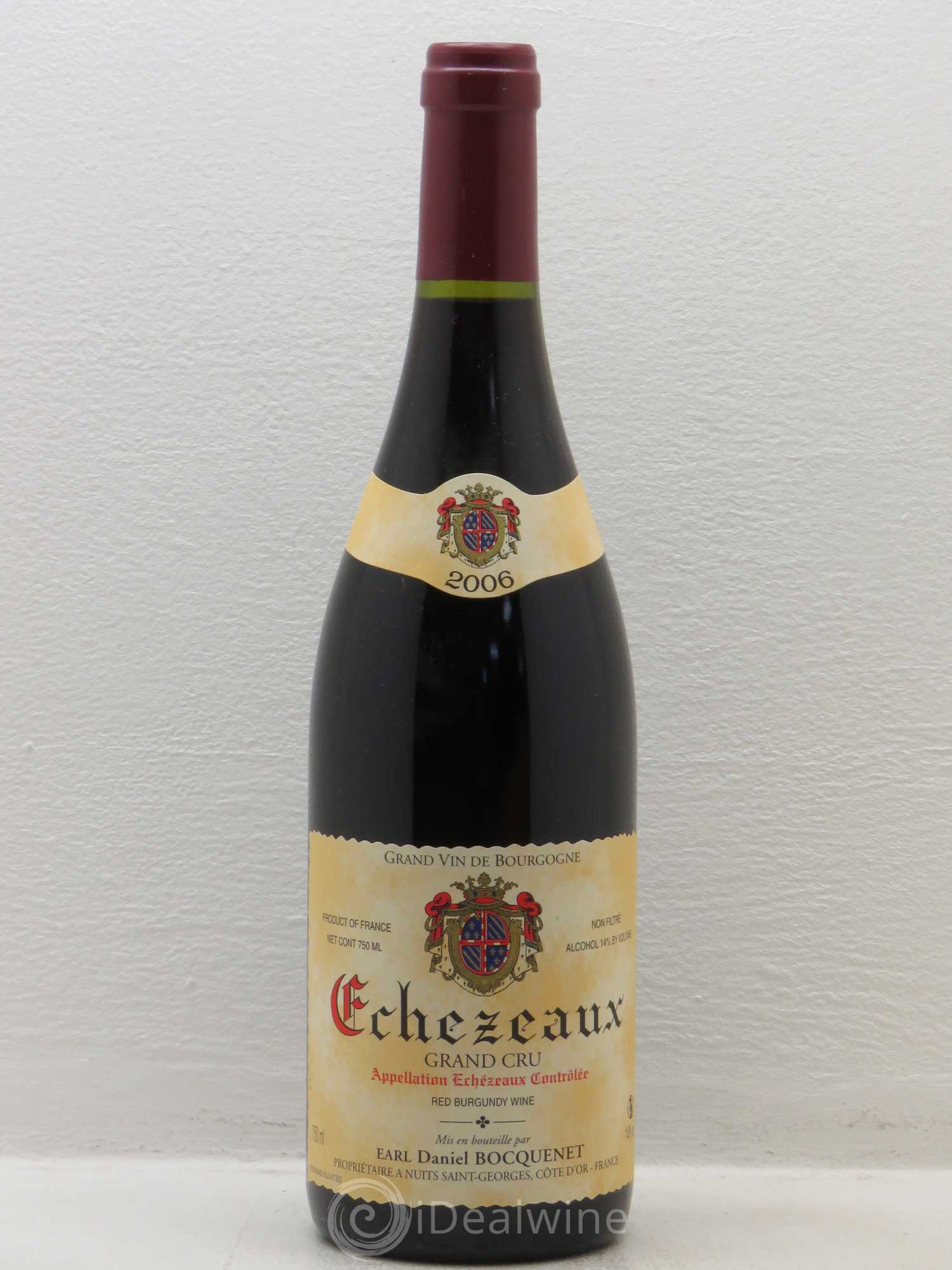 Echezeaux Grand Cru D. Bocquenet 2006 - Posten von 1 Flasche - 0