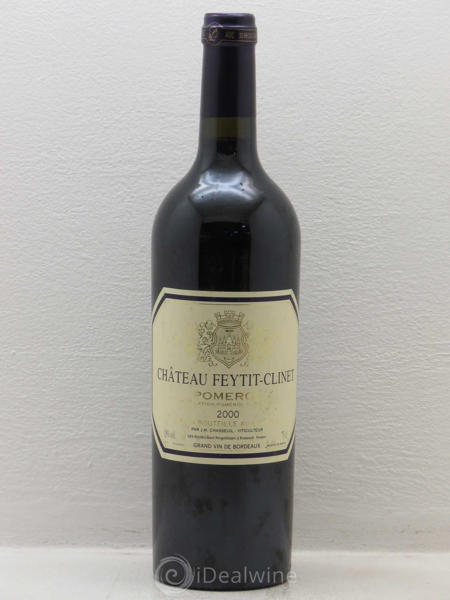 Château Feytit-Clinet 2000 - Lot de 1 bouteille - 0