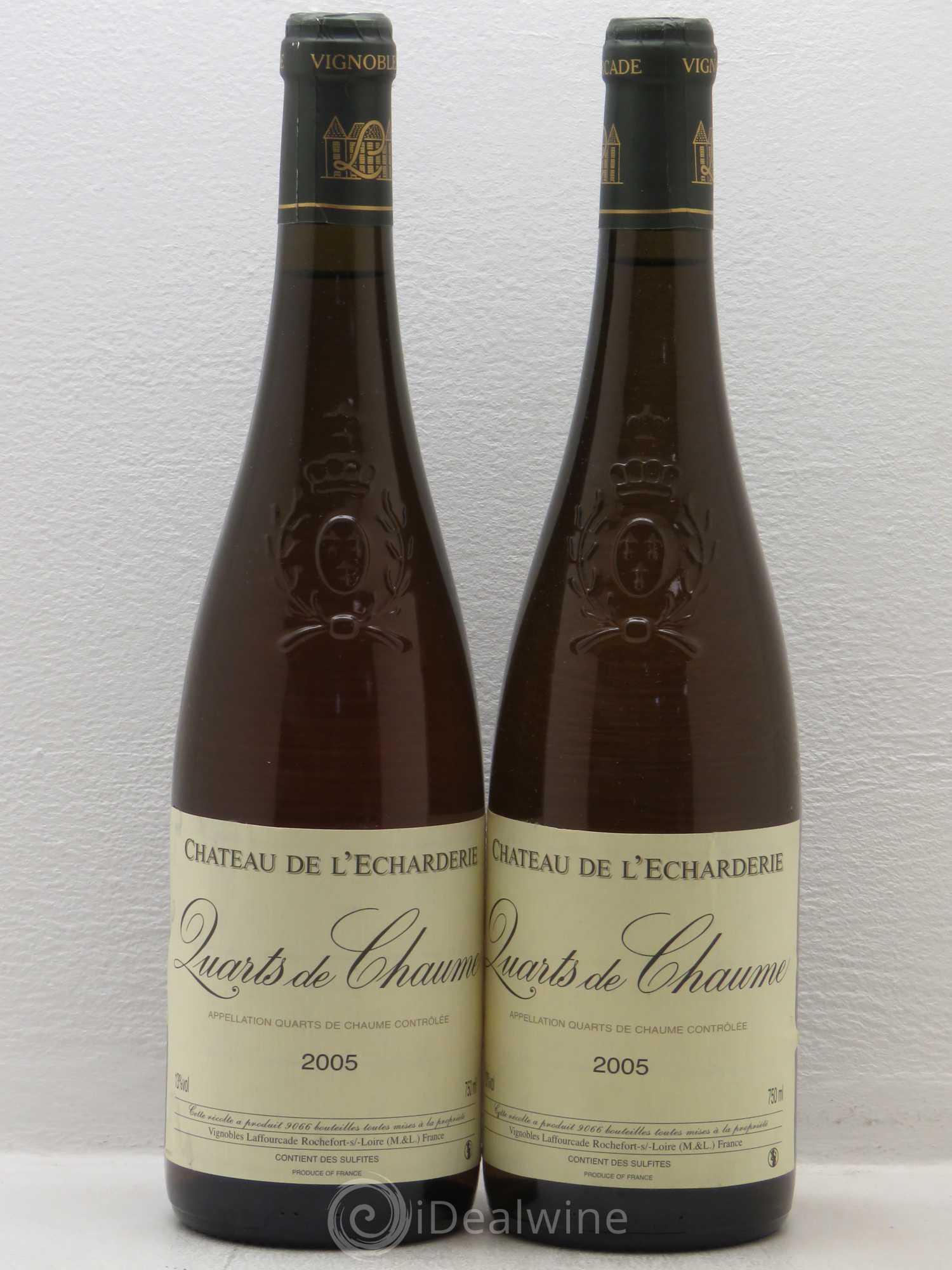 Val de Loire L'Echarderie Quart de Chaumes - Lafourcade 2005 - Posten von 2 Flaschen - 0
