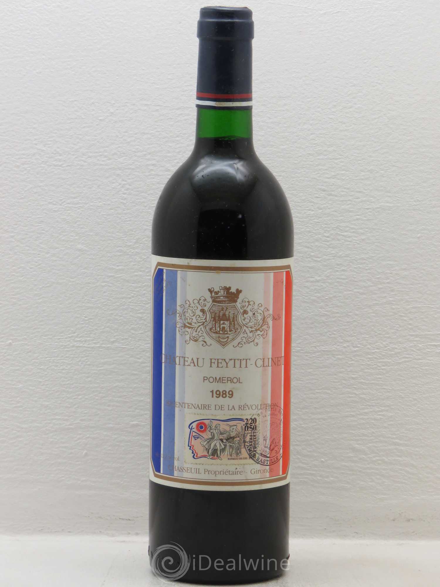 Château Feytit-Clinet 1989 - Lot de 1 bouteille - 0