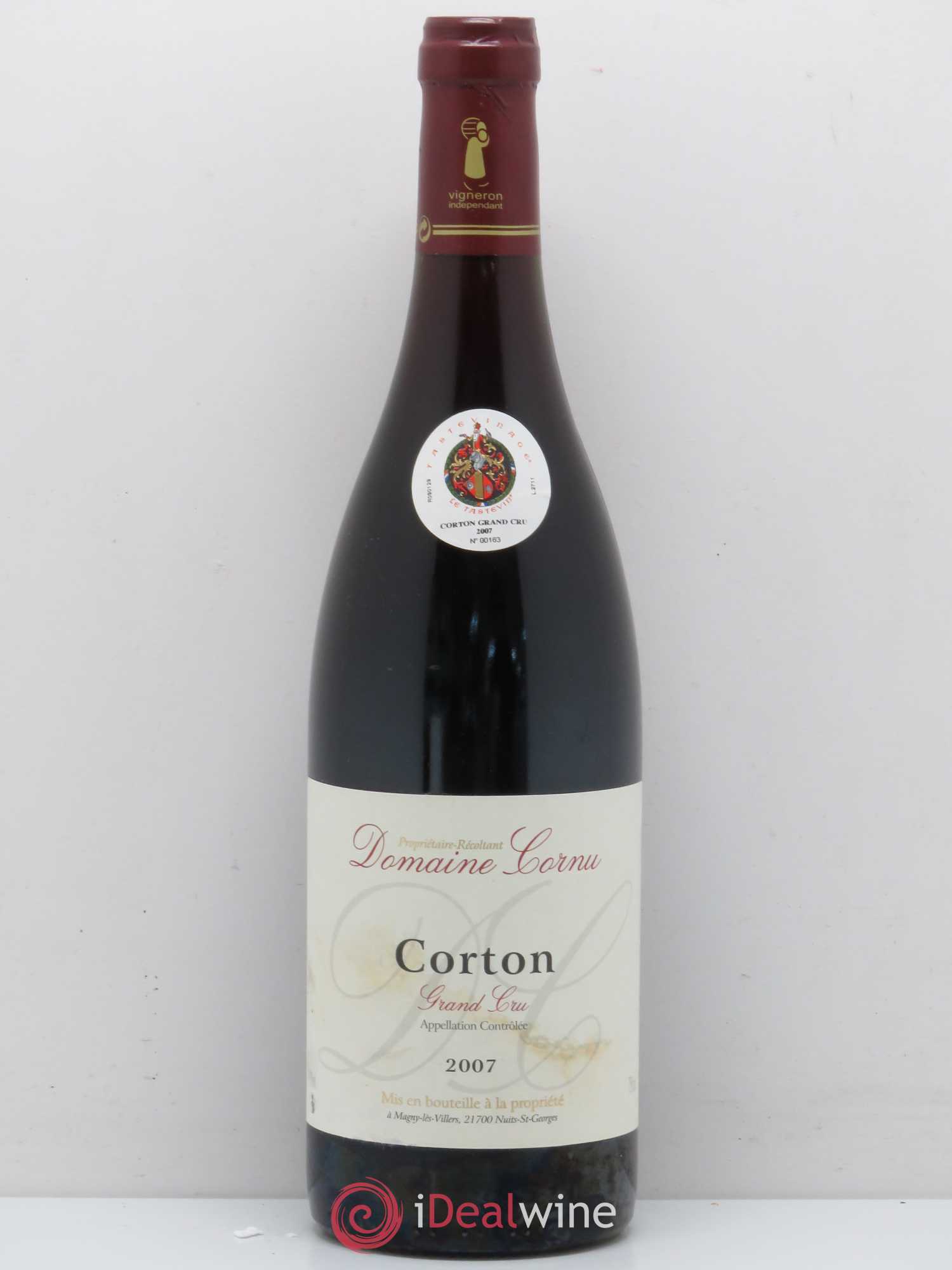 Corton Grand Cru Tastevin - Domaine Cornu (sans prix de réserve) 2007 - Posten von 1 Flasche - 0