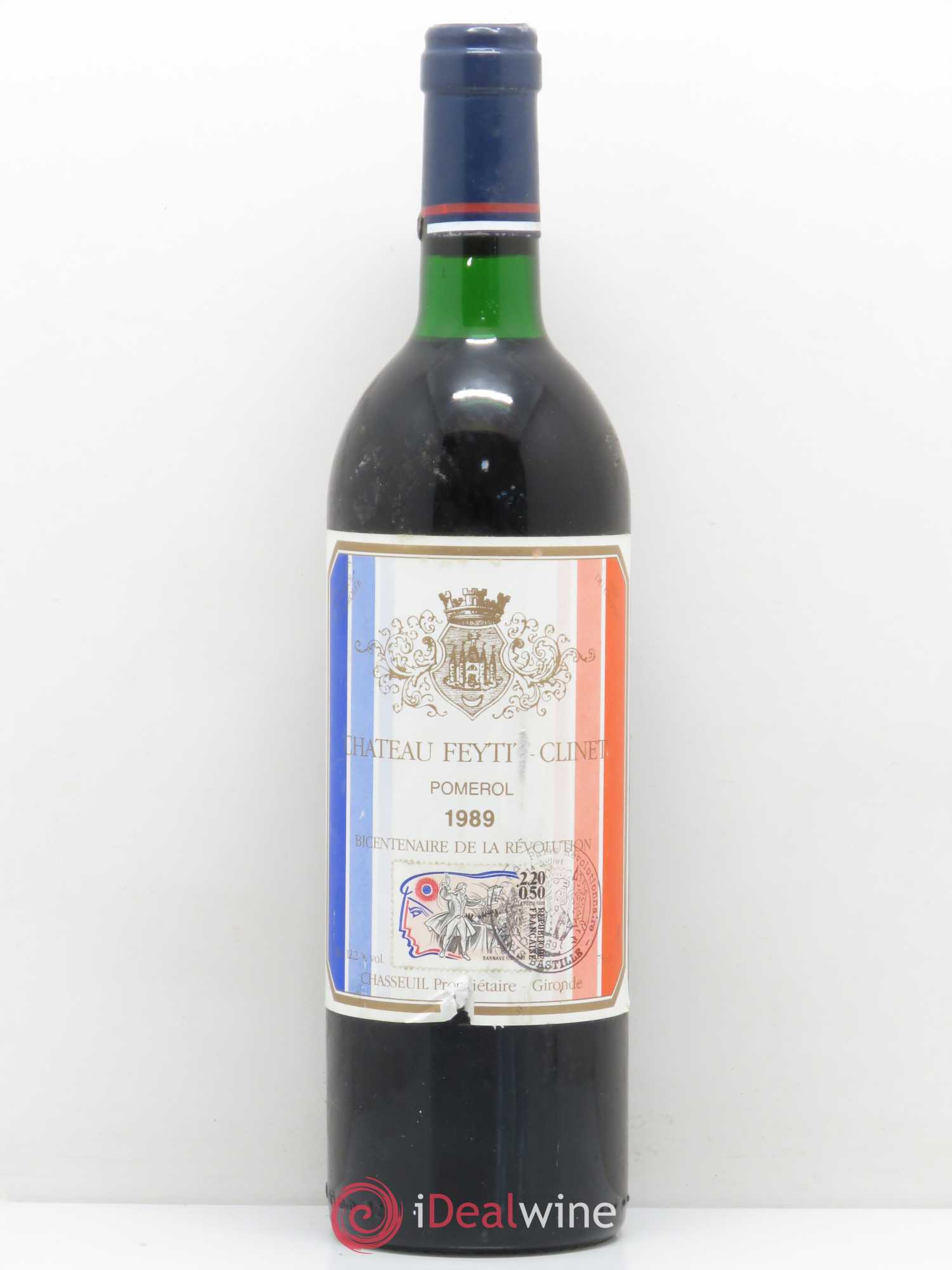 Château Feytit-Clinet 1989 - Lot de 1 bouteille - 0