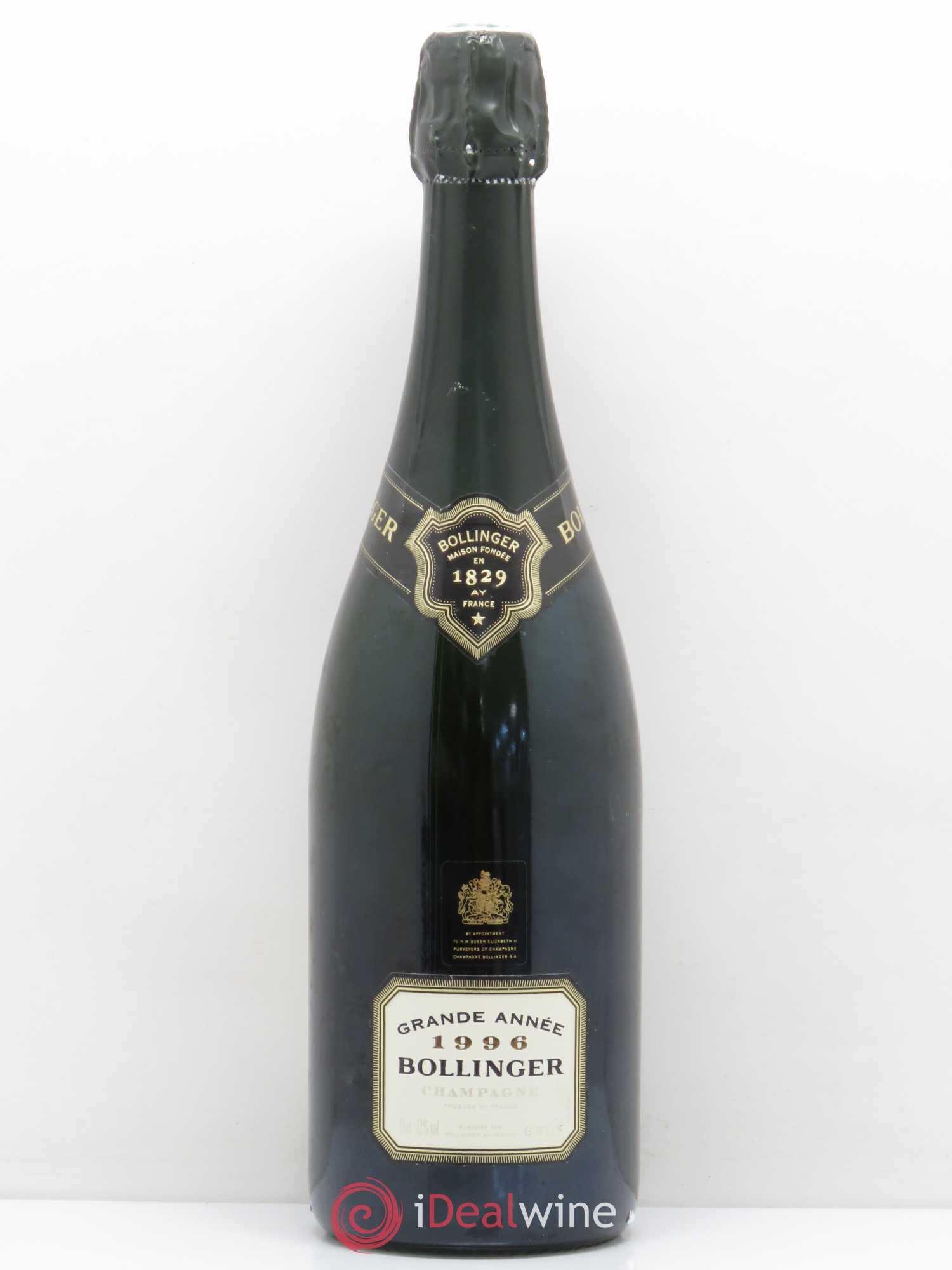 La Grande Année Brut Bollinger 1996 - Lot de 1 bouteille - 0