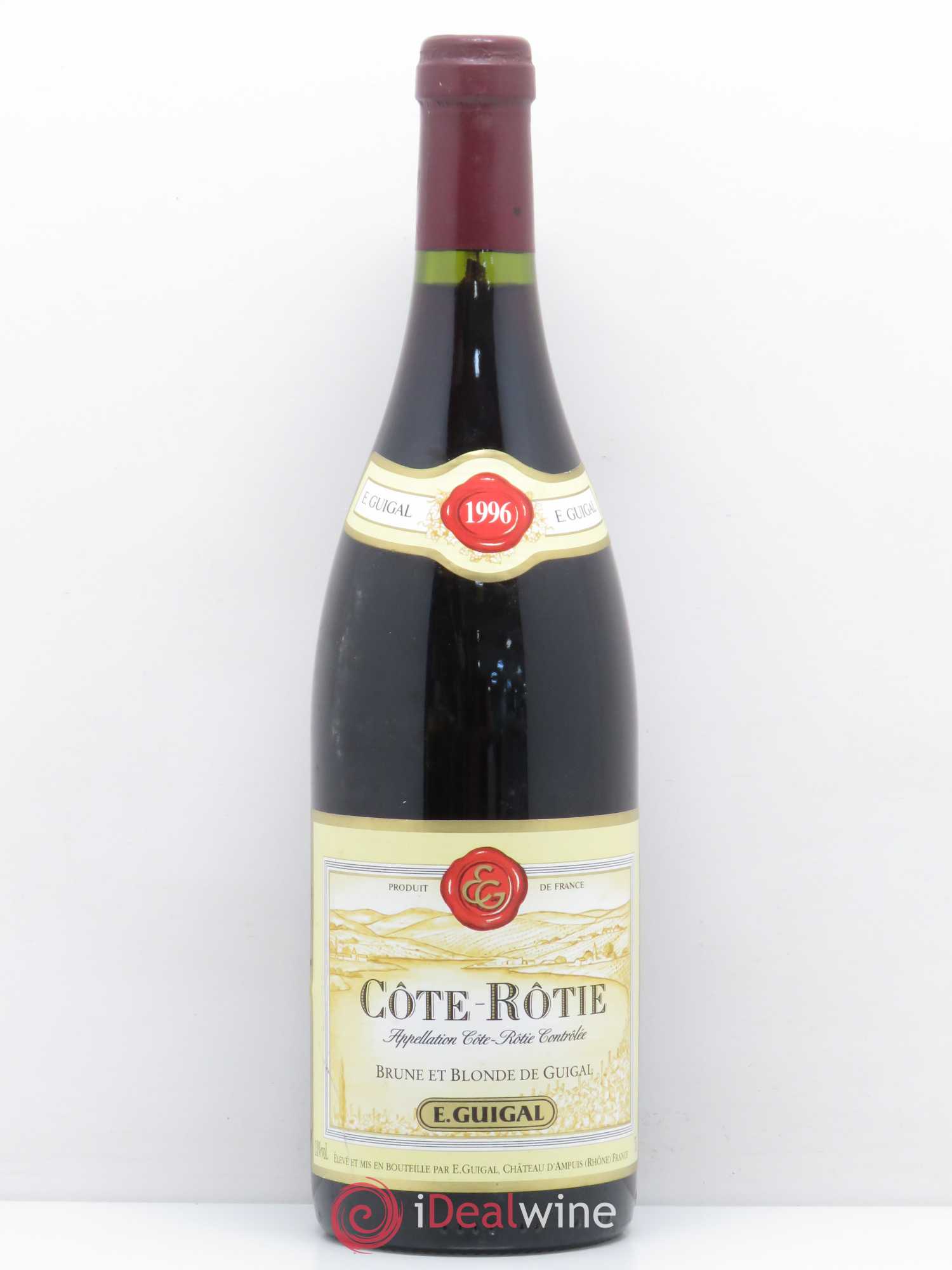 Côte-Rôtie Côtes Brune et Blonde Guigal 1996 - Lot de 1 bouteille - 0