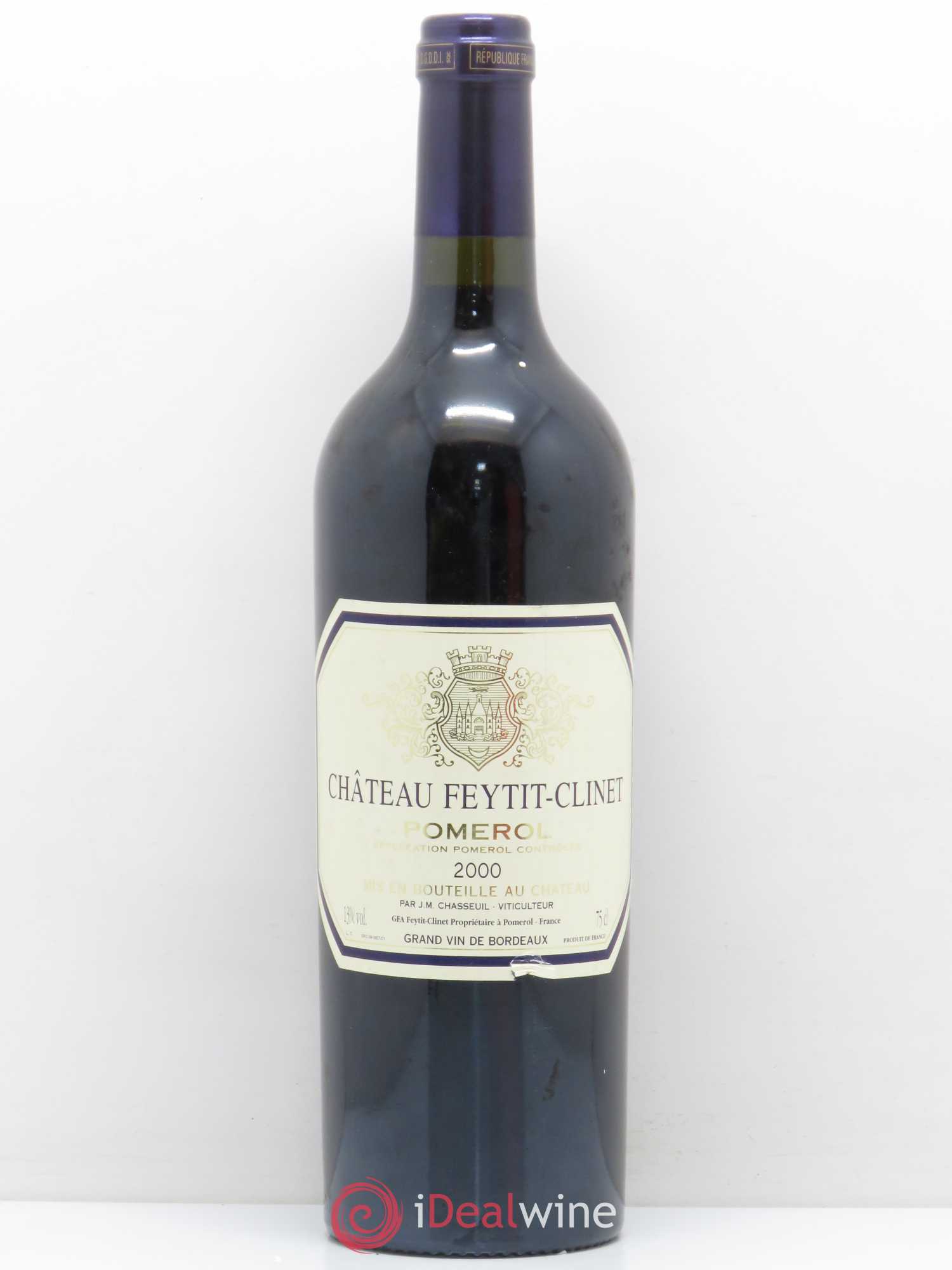 Château Feytit-Clinet 2000 - Lot de 1 bouteille - 0