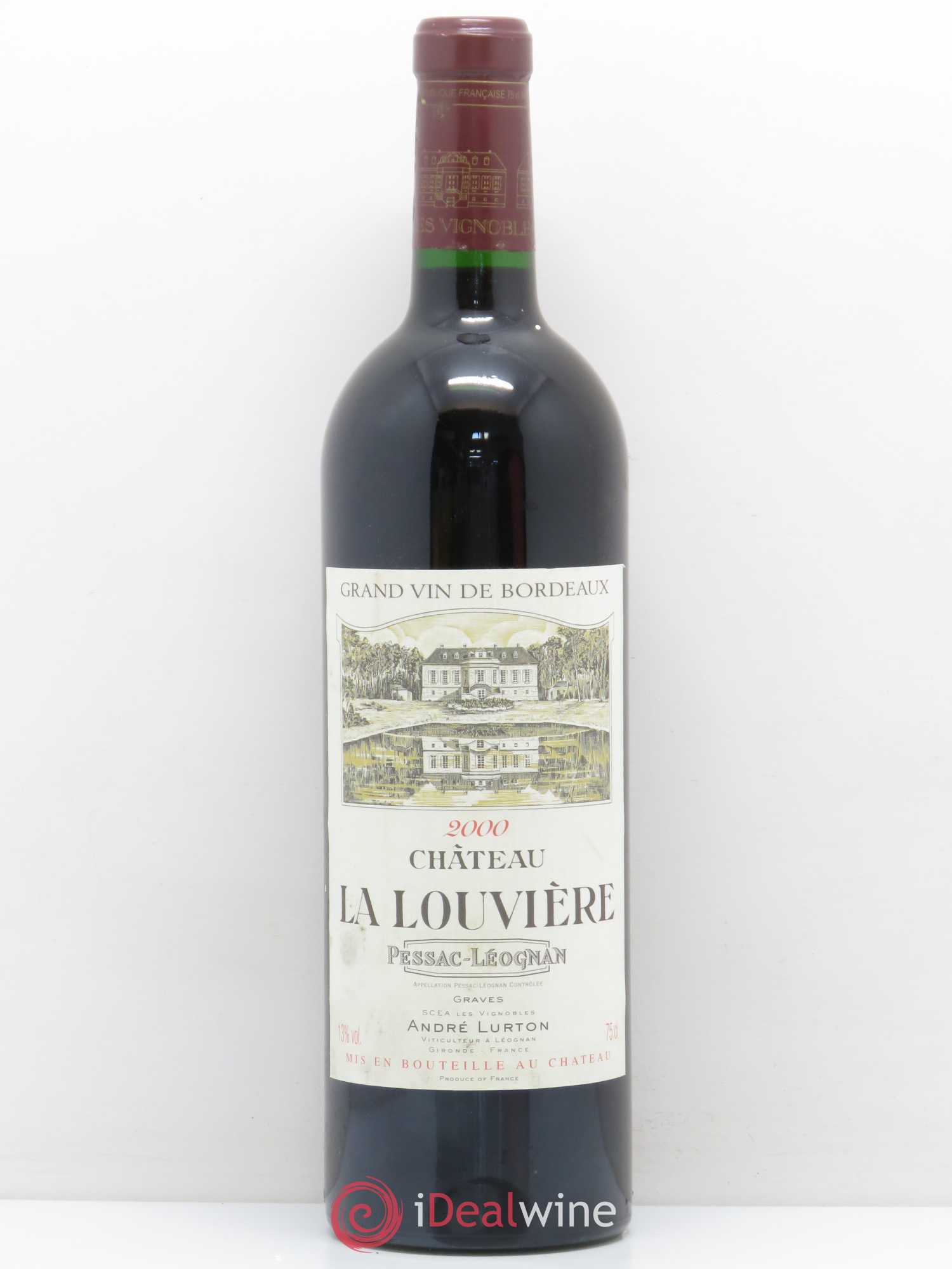 Château la Louvière 2000 - Lot de 1 bouteille - 0