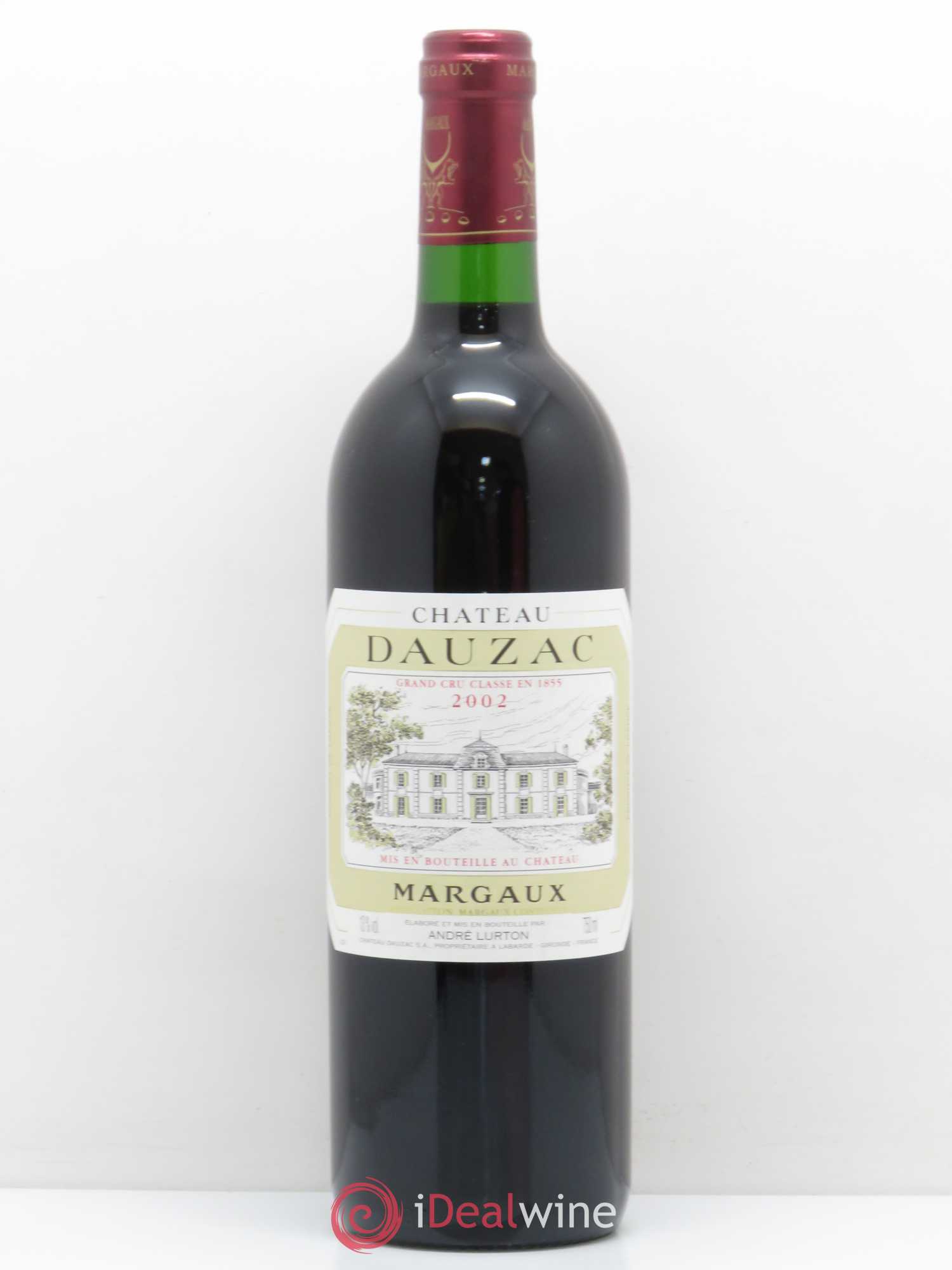 Château Dauzac 5ème Grand Cru Classé 2002 - Lot de 1 bouteille - 0