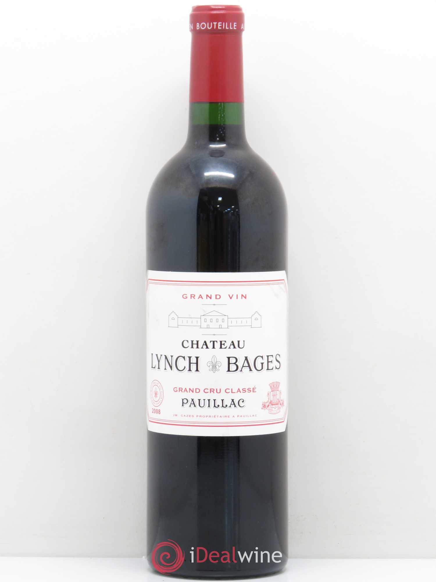 Château Lynch Bages 5ème Grand Cru Classé 2008 - Lot de 1 bouteille - 0