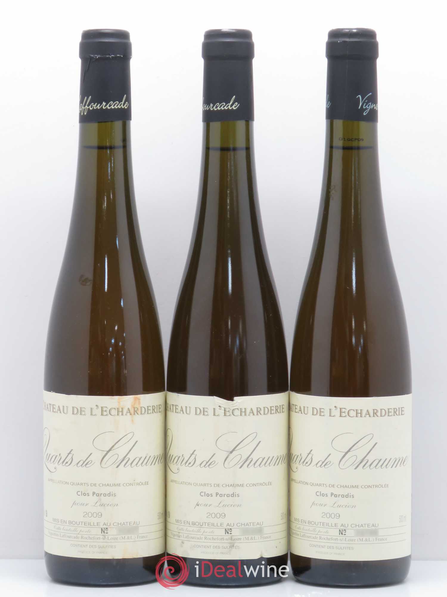 Quarts de Chaume 2009 - Lotto di 3 bottiglie - 0