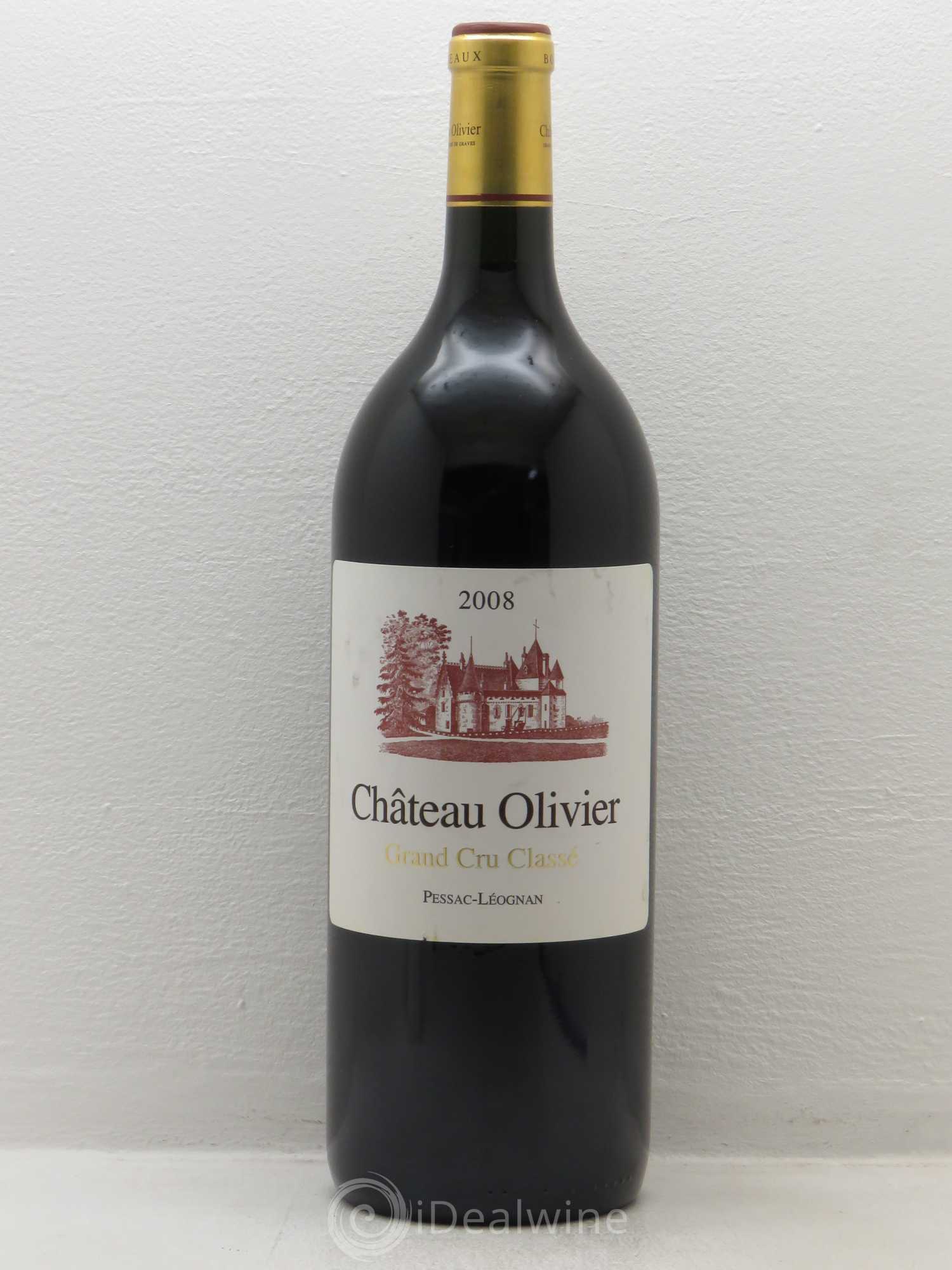 Château Olivier Cru Classé de Graves 2008 - Lot de 1 magnum - 0
