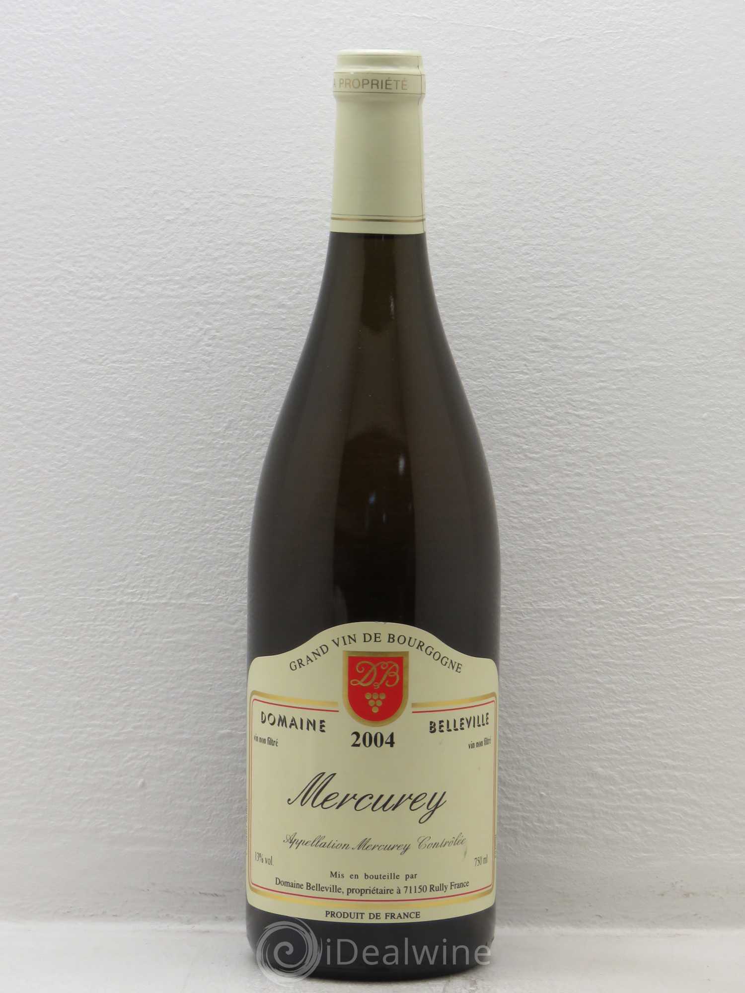 Mercurey Domaine Belleville 2004 - Posten von 1 Flasche - 0