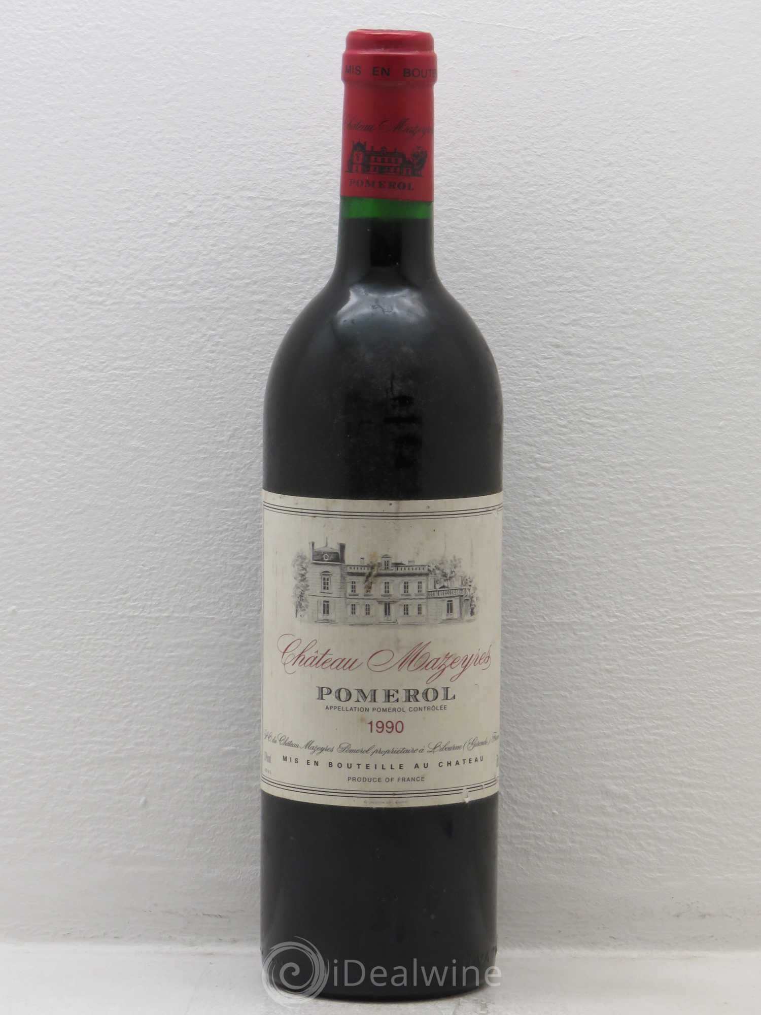 Château Mazeyres 1990 - Lot de 1 bouteille - 0
