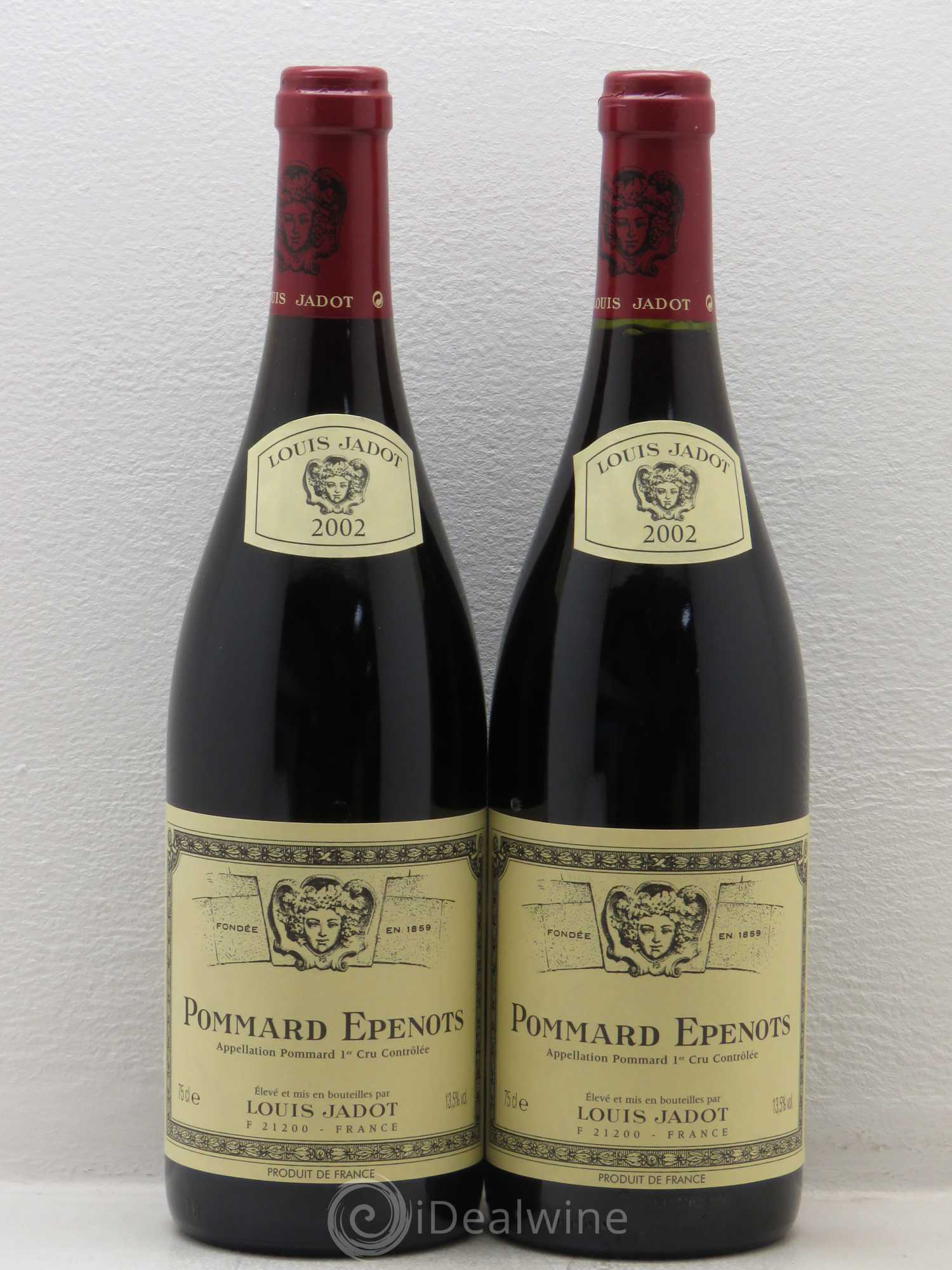 Pommard 1er Cru Les Epenots Maison Louis Jadot 2002 - Lot de 2 bouteilles - 0
