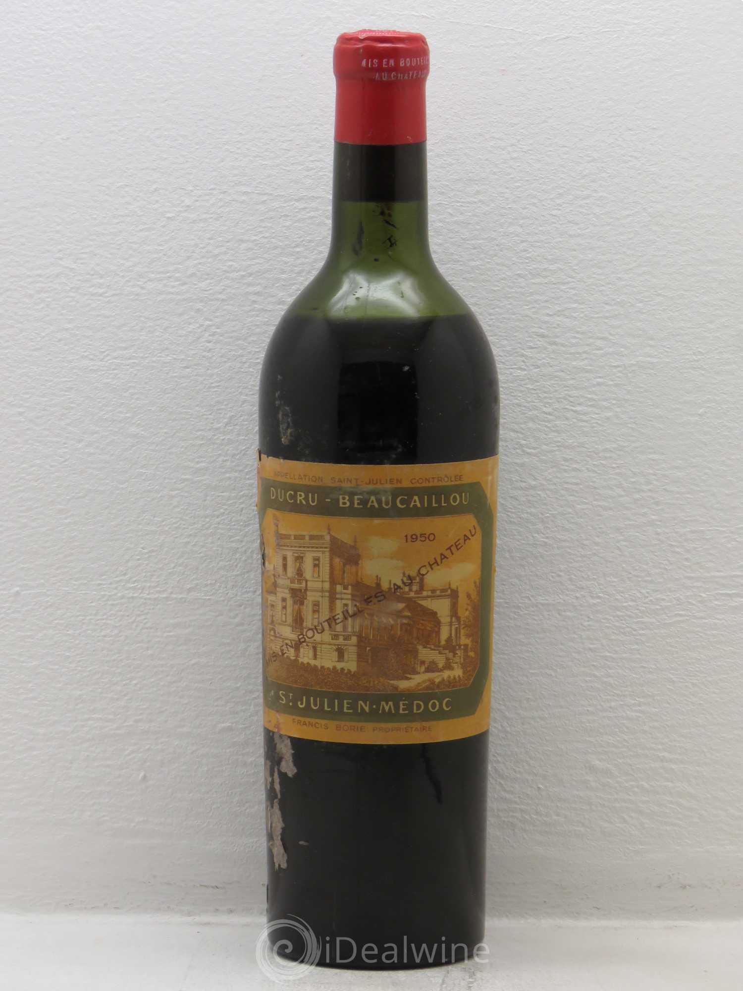 Château Ducru Beaucaillou 2ème Grand Cru Classé 1950 - Lot de 1 bouteille - 0