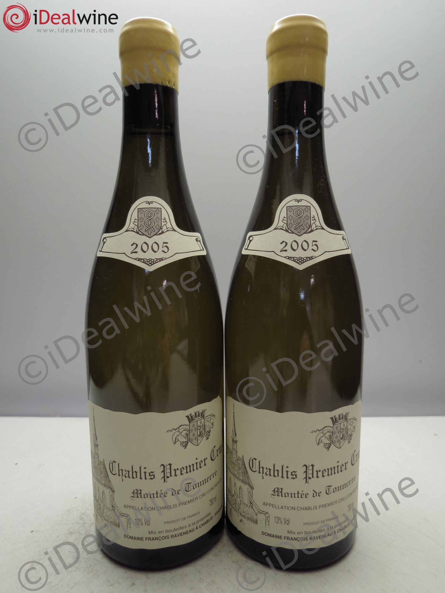 Chablis 1er Cru Montée de Tonnerre Raveneau (Domaine) 2005 - Lot de 2 bouteilles - 0