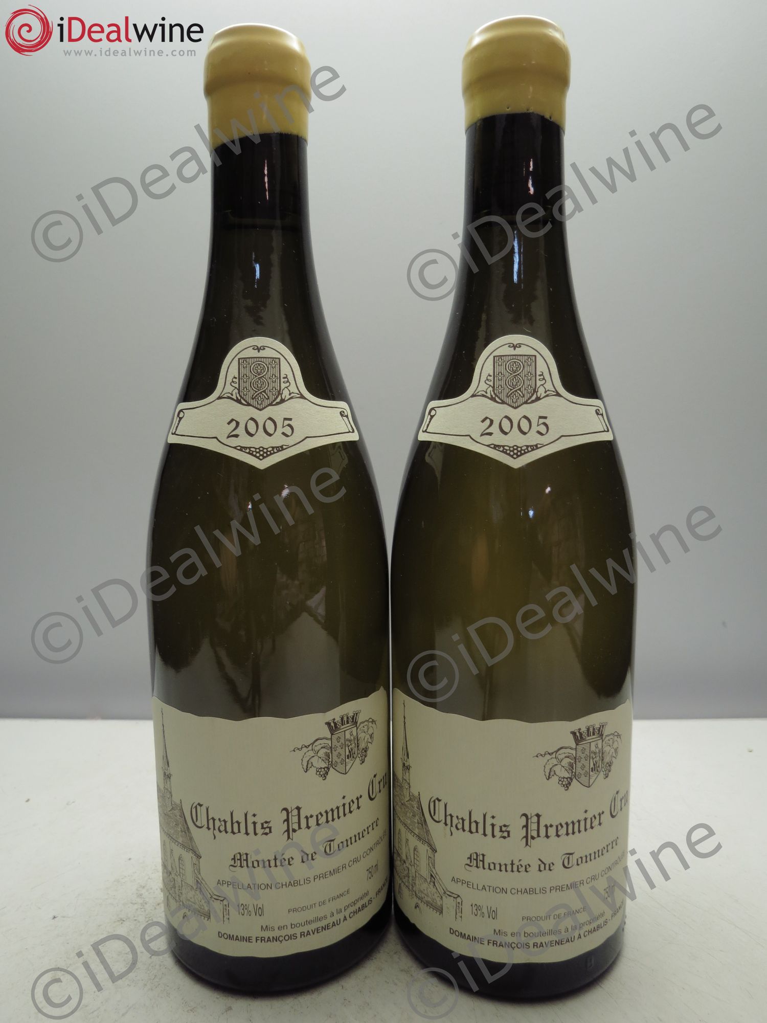 Chablis 1er Cru Montée de Tonnerre Raveneau (Domaine) 2005 - Lot de 2 bouteilles - 0