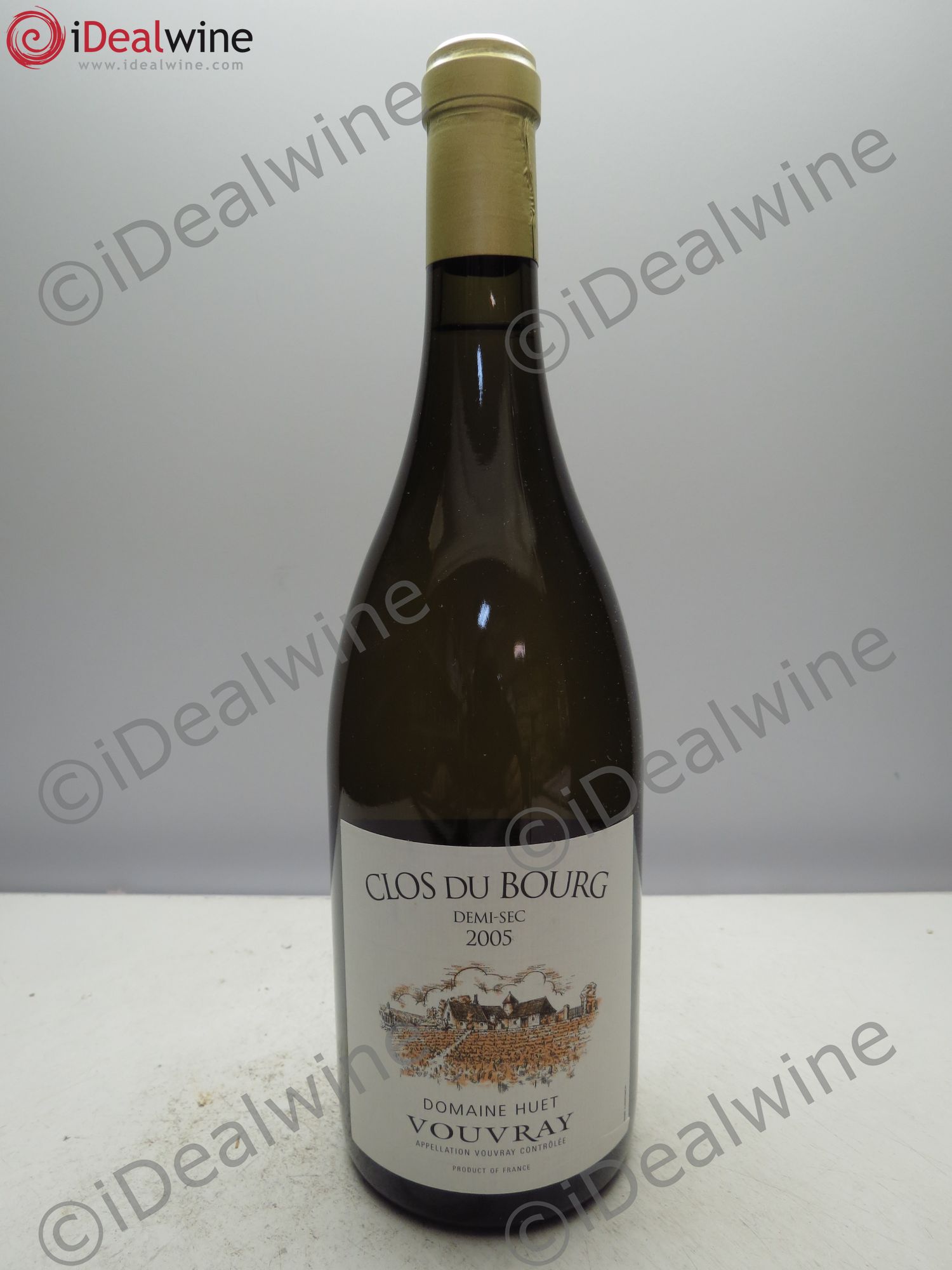 Vouvray Clos du Bourg Moelleux Domaine Huet 2005 - Lotto di 12 bottiglie - 0
