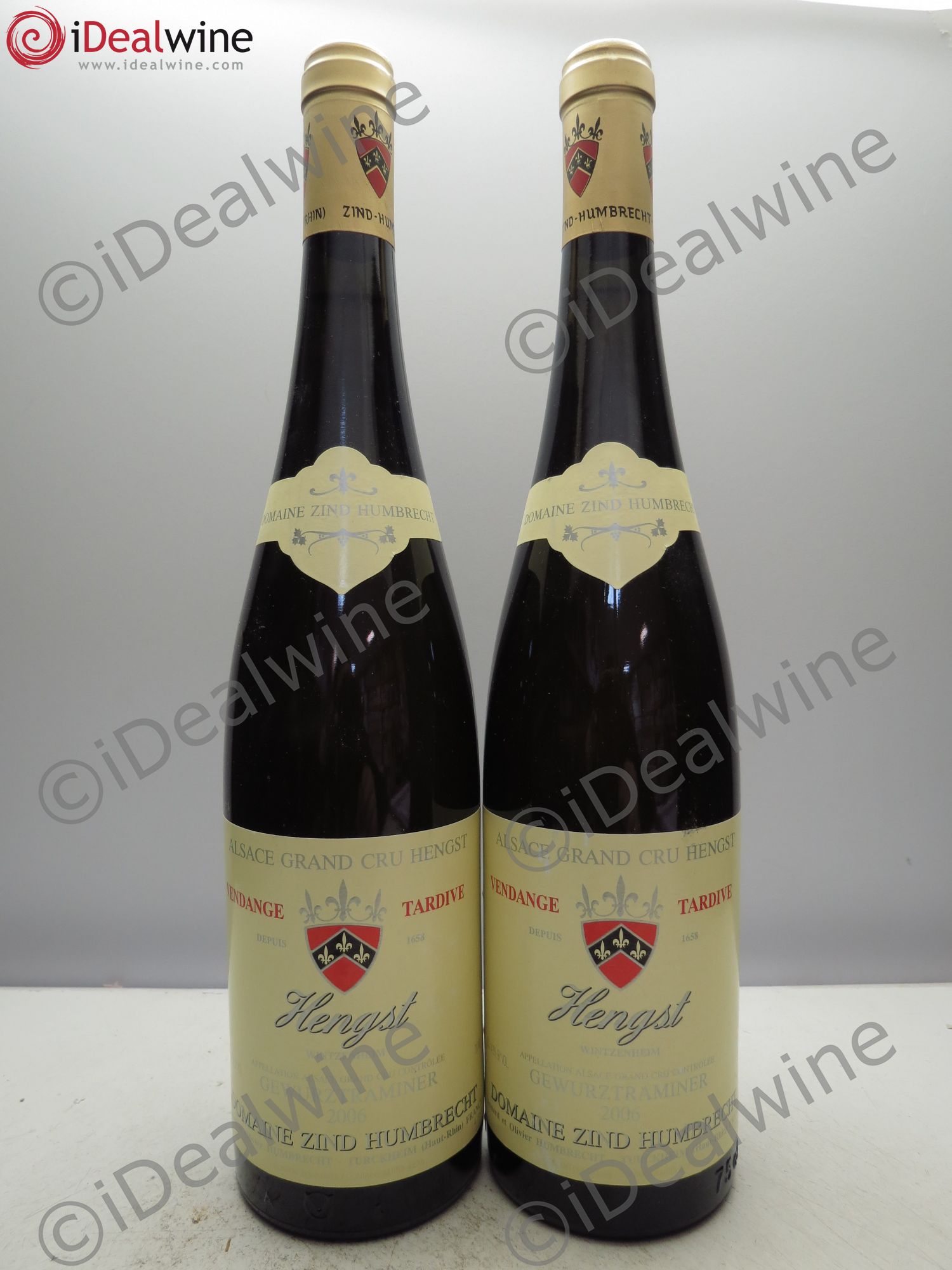 Alsace Gewurztraminer Vendanges Tardives Zind-Humbrecht (Domaine) Hengst 2006 - Lotto di 2 bottiglie - 0