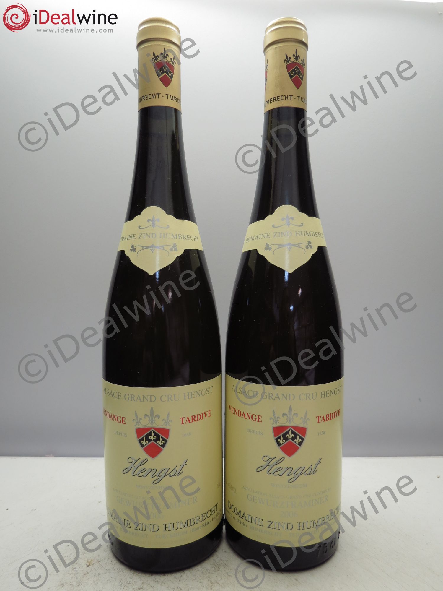 Alsace Gewurztraminer Vendanges Tardives Zind-Humbrecht (Domaine) Hengst 2006 - Lotto di 2 bottiglie - 0