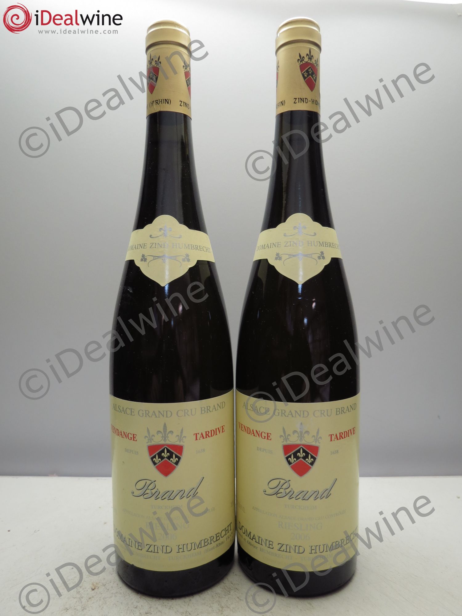 Alsace Riesling Vendanges Tardives Zind-Humbrecht (Domaine) Brand 2006 - Lotto di 2 bottiglie - 0