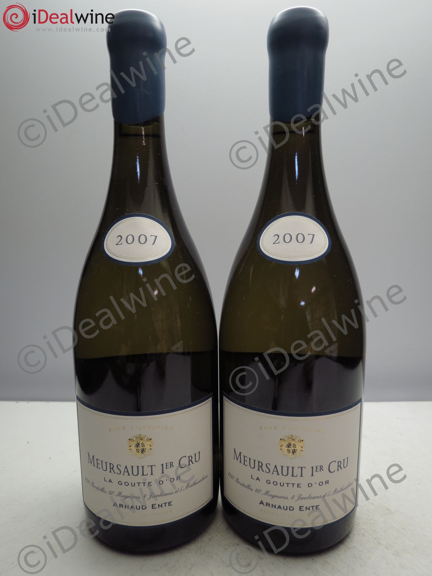 Meursault 1er Cru A. Ente 2007 - Lot de 2 bouteilles - 0