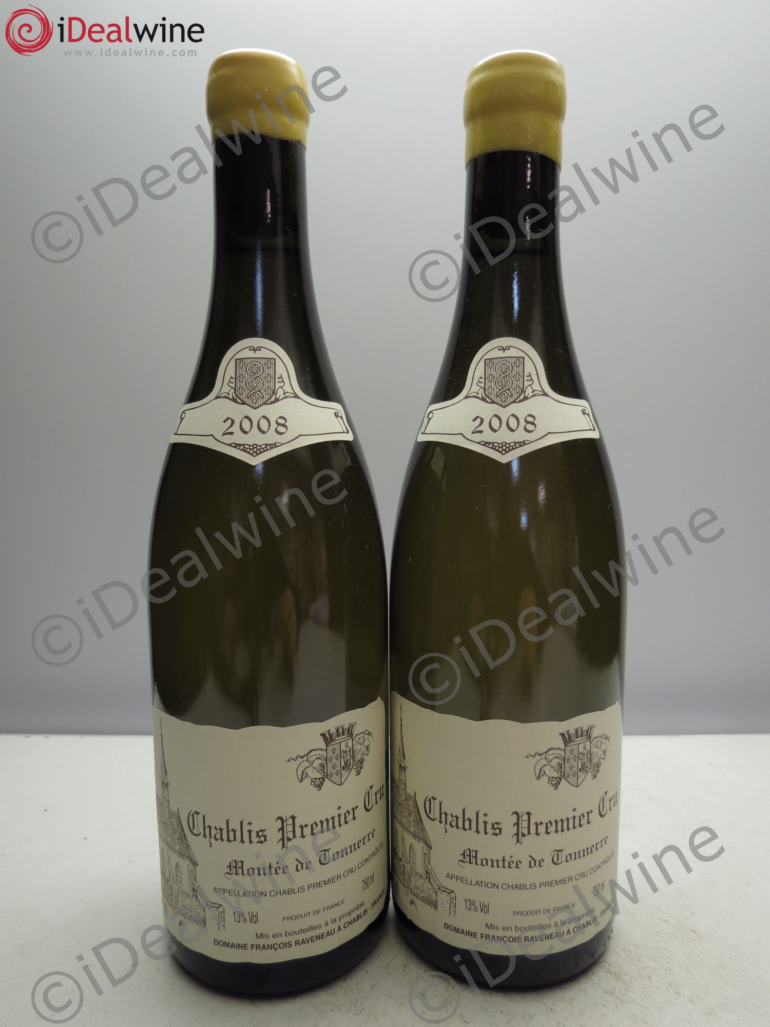 Chablis 1er Cru Montée de Tonnerre Raveneau (Domaine) 2008 - Lot de 2 bouteilles - 0