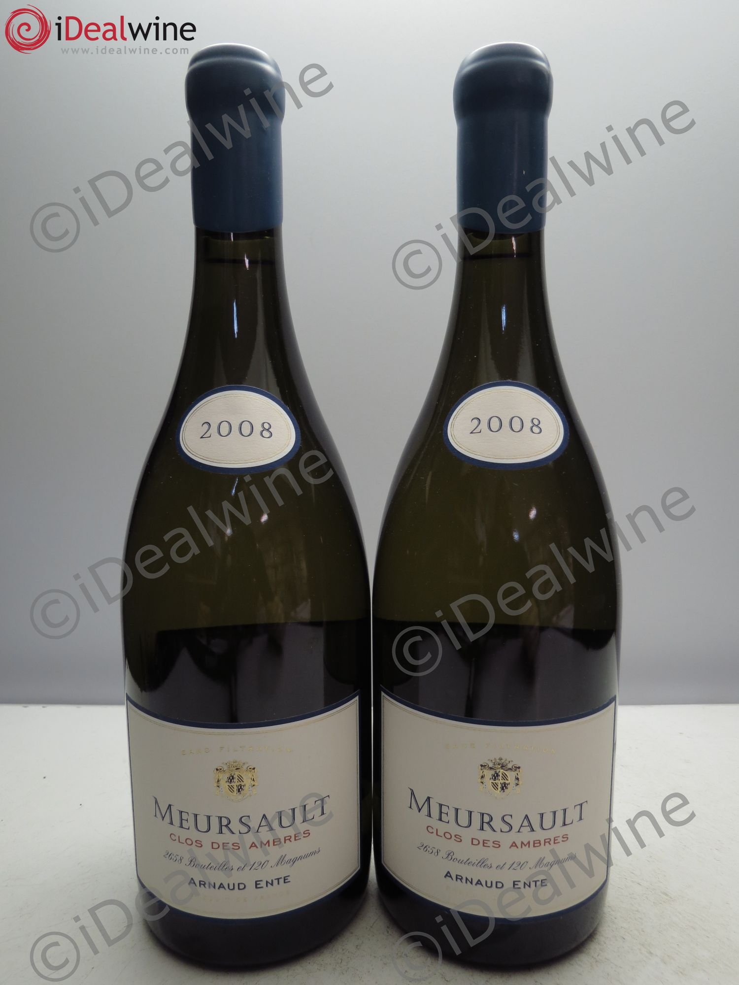 Meursault Clos des Ambres Arnaud Ente 2008 - Lot de 2 bouteilles - 0